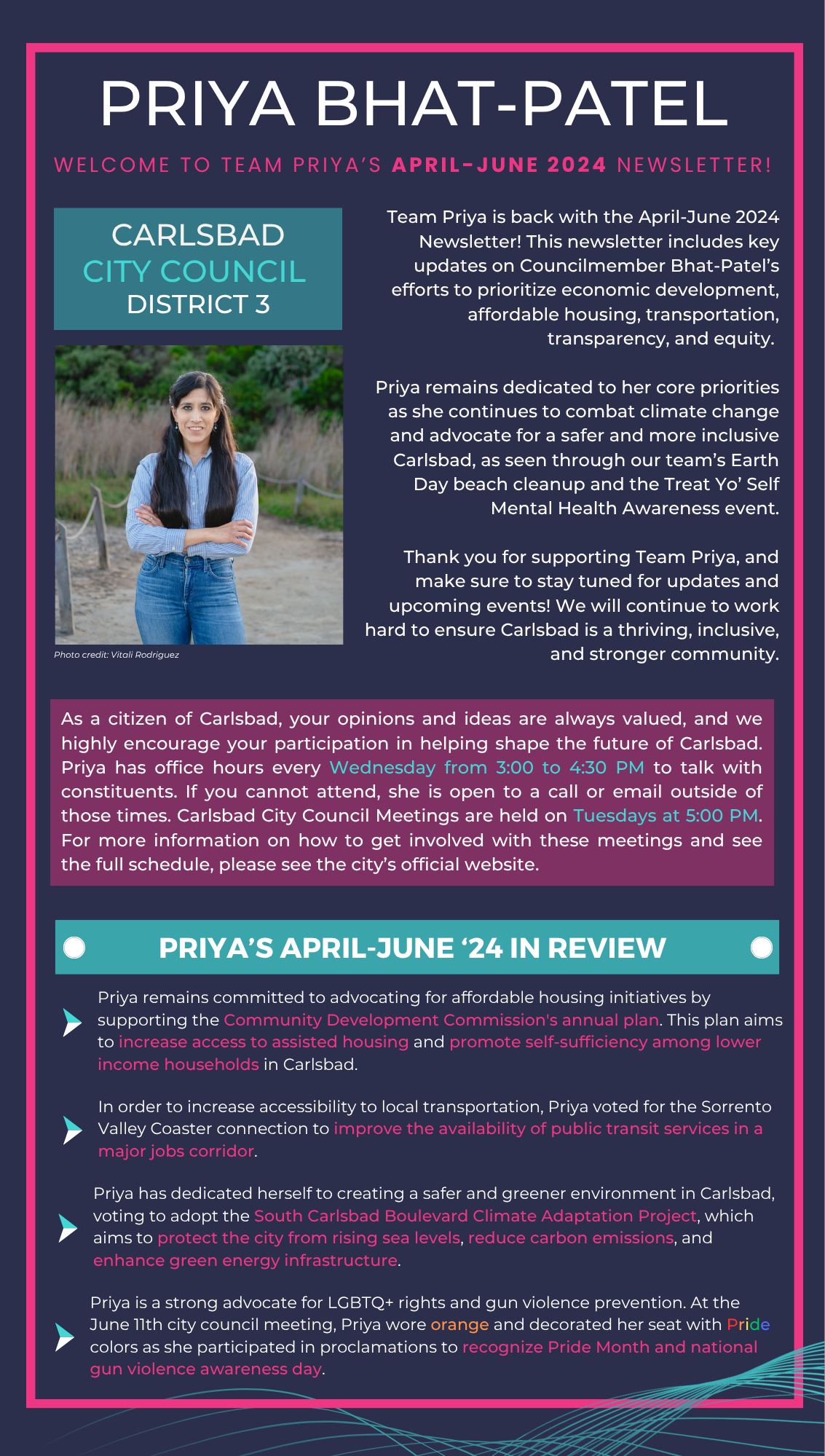April - June 2024 Newsletter