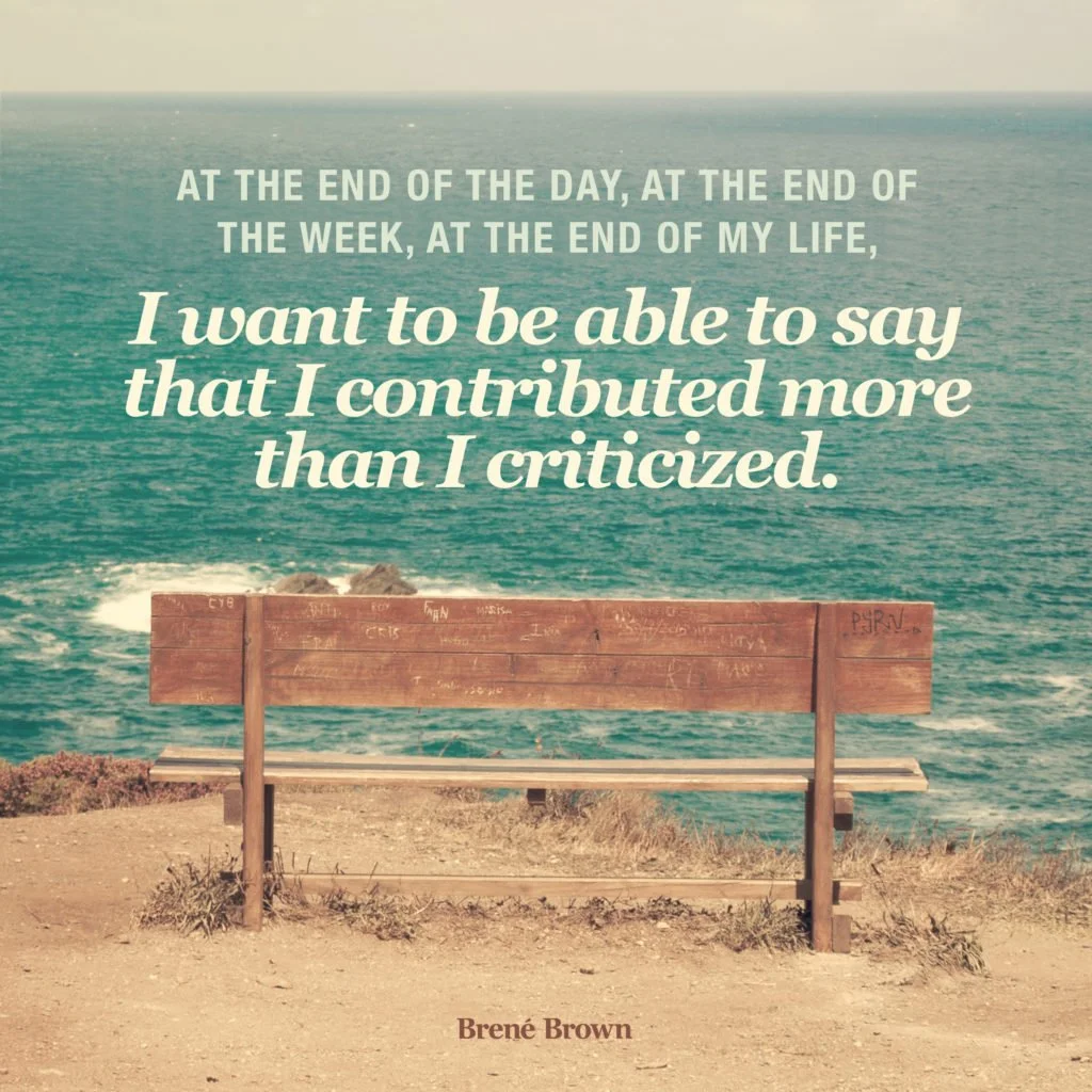 Complain, Criticize or Contribute