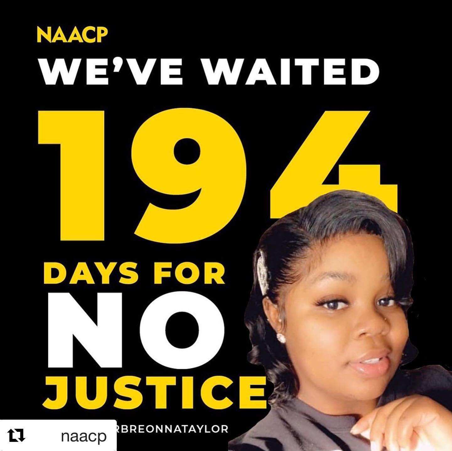 #Repost @naacp with @get_repost
・・・
The injustice we&rsquo;re witnessing at this moment can be sensed throughout the nation. It is unacceptable that, once again, culpability has eluded those guilty of state-sanctioned murder. #BreonnaTaylor