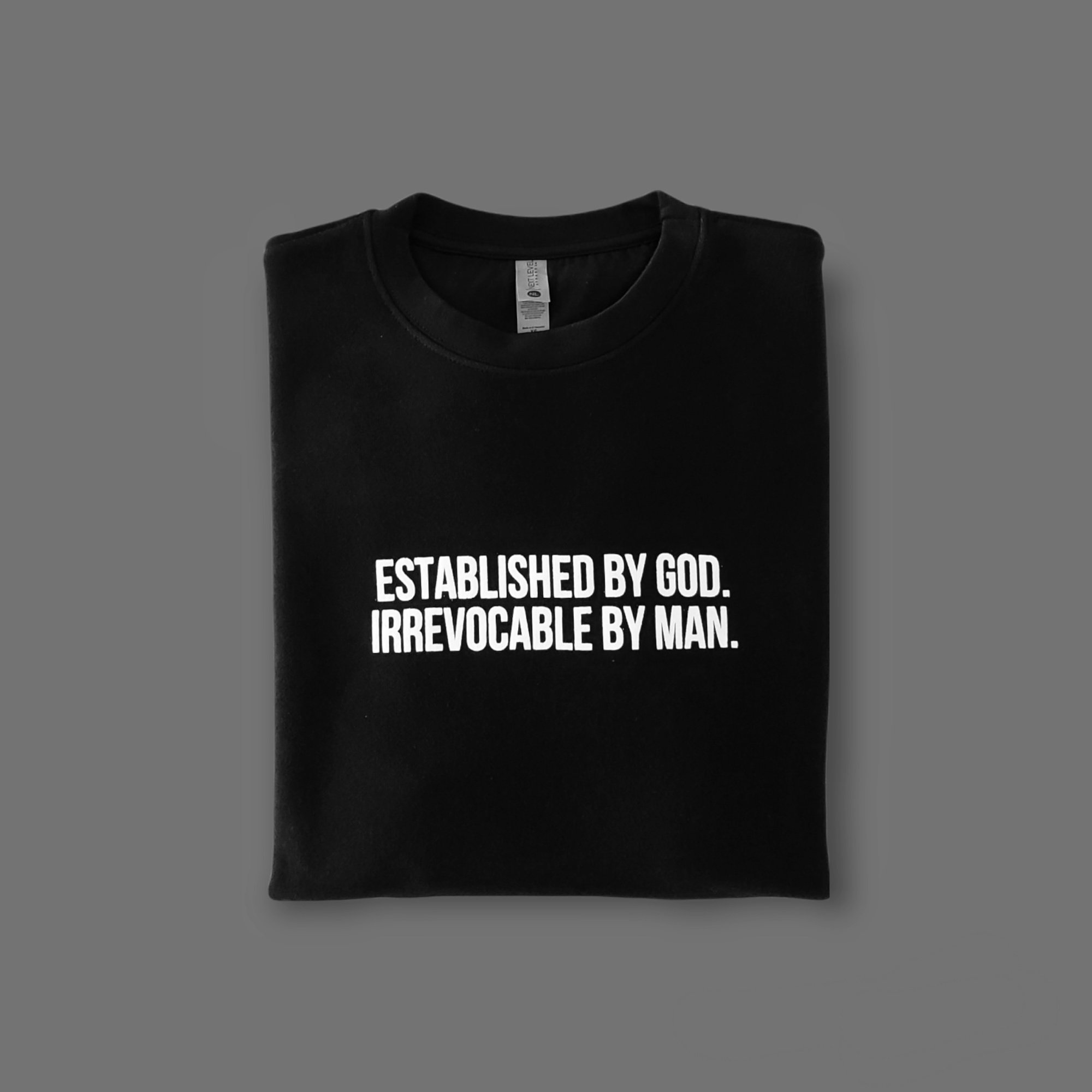 TAGLINE Sweatshirt Black Folded