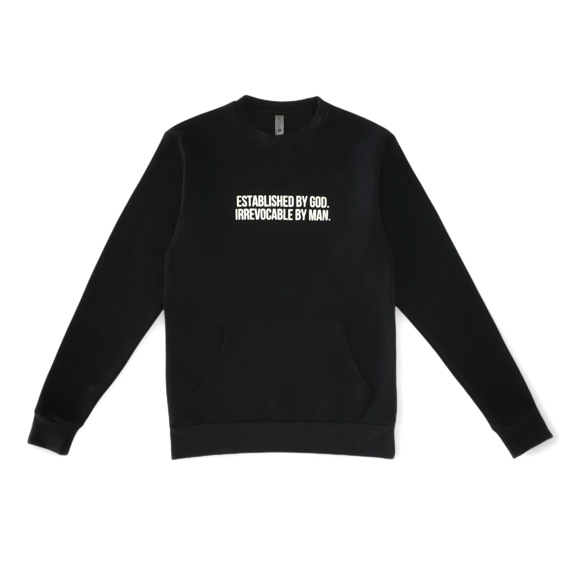TAGLINE Sweatshirt Black Flatlay