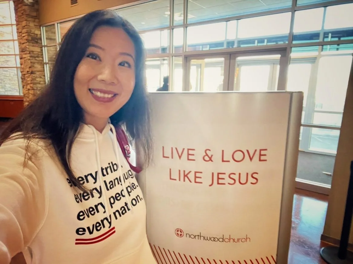 Woman in every 2.0 white premium hoodie