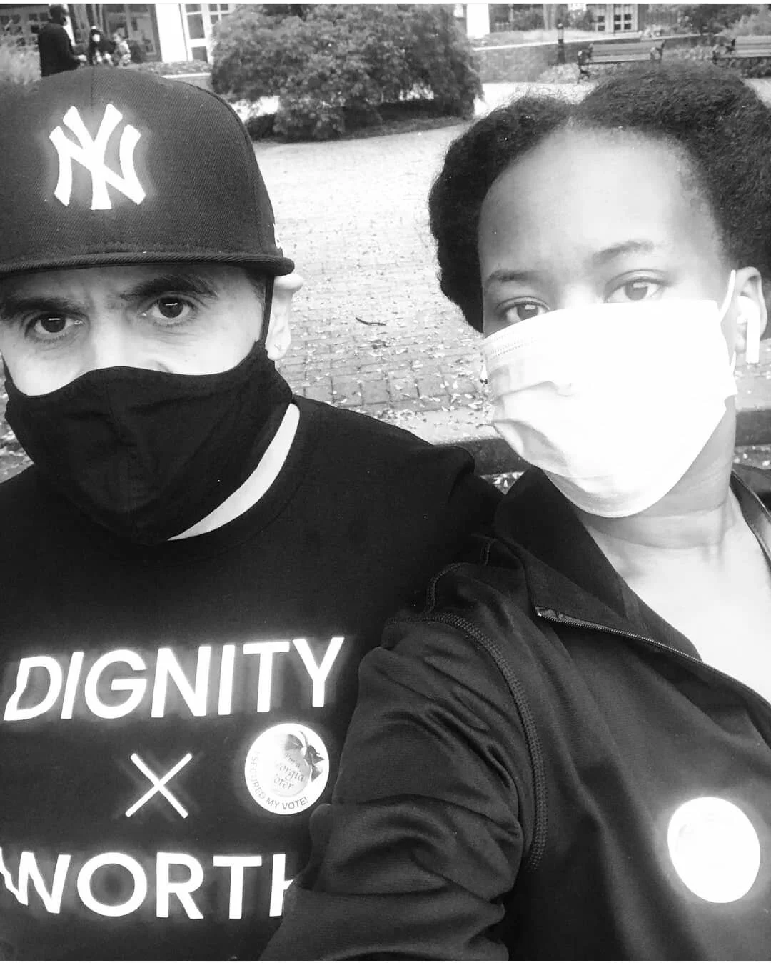 Man in DIGNITY x WORTH Shirt