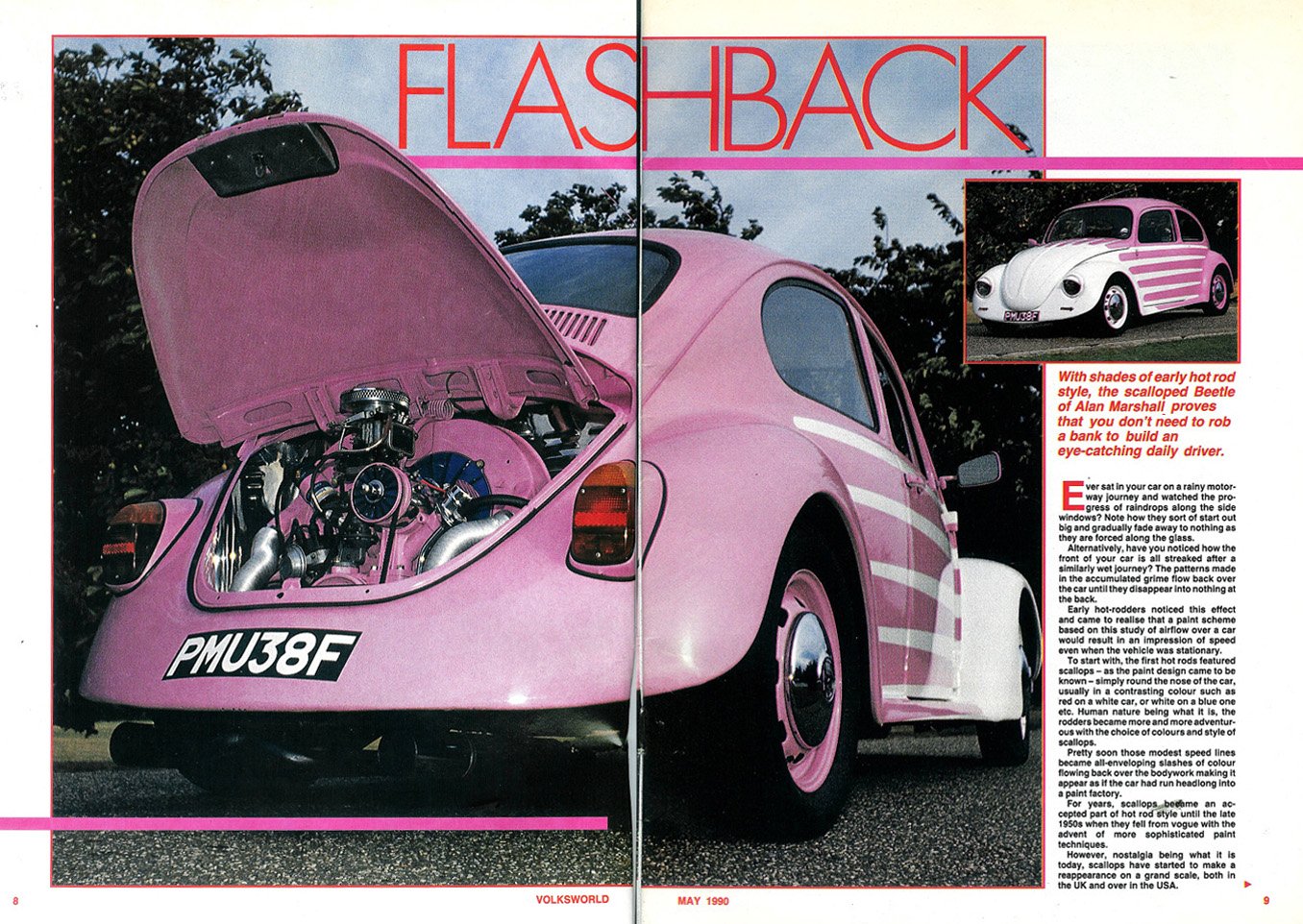 Al's Pink VW Beetle