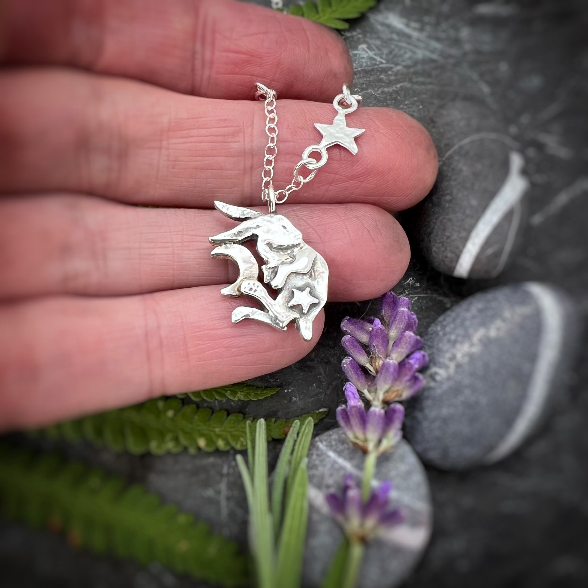 ‘Hazel’ The Witches Hare necklace