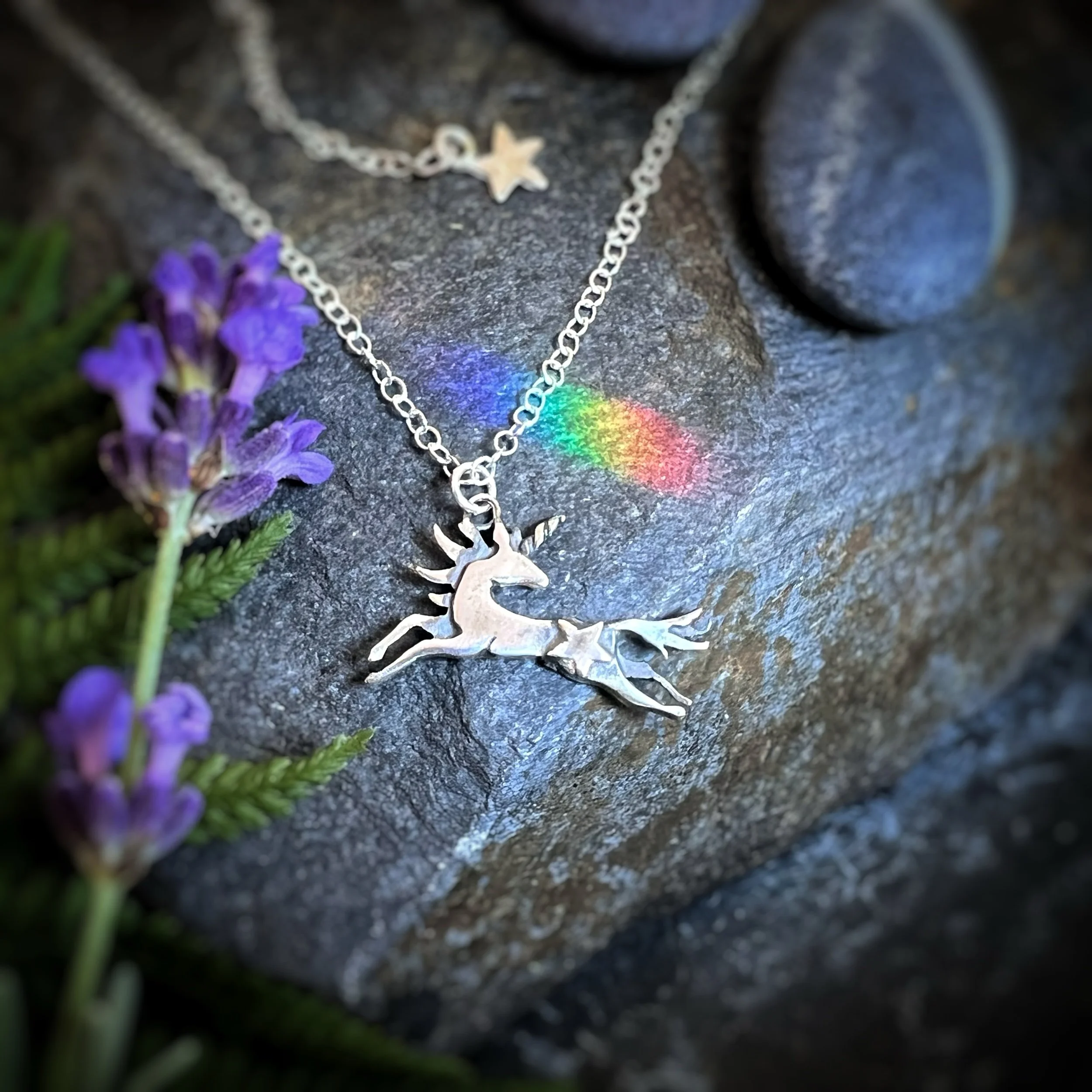 Unicorn necklace - 'James'