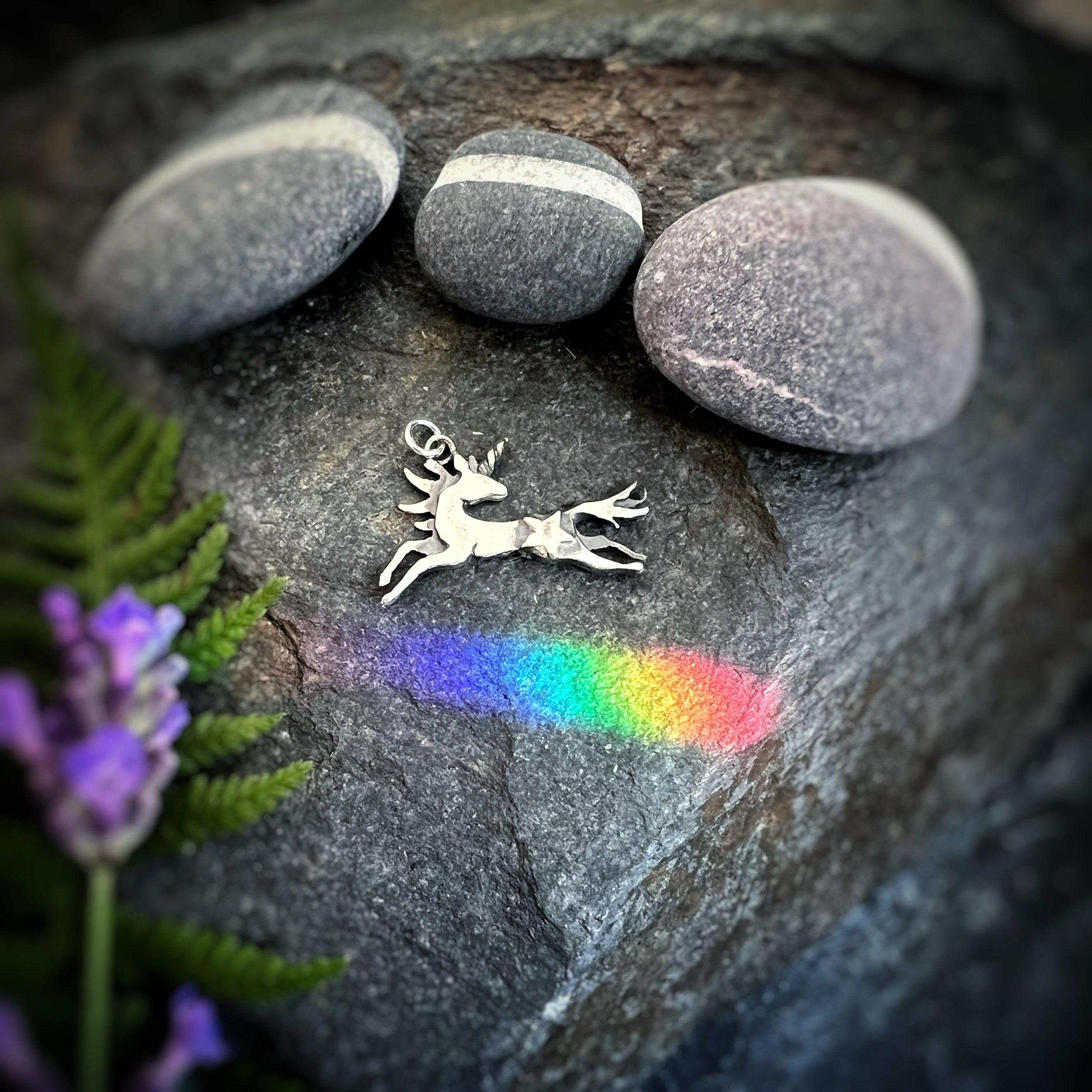 Unicorn charm - 'James'