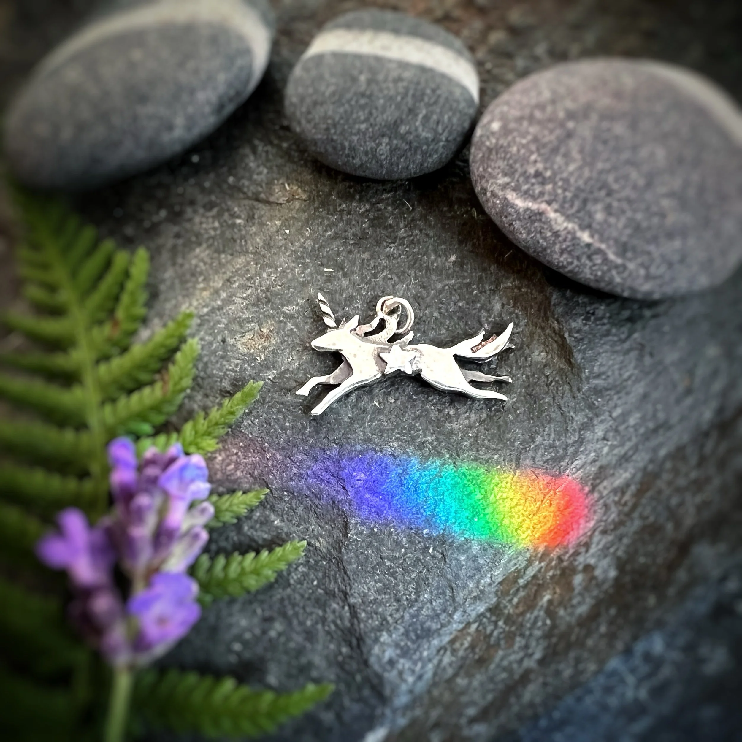 Unicorn charm - 'Mabel'