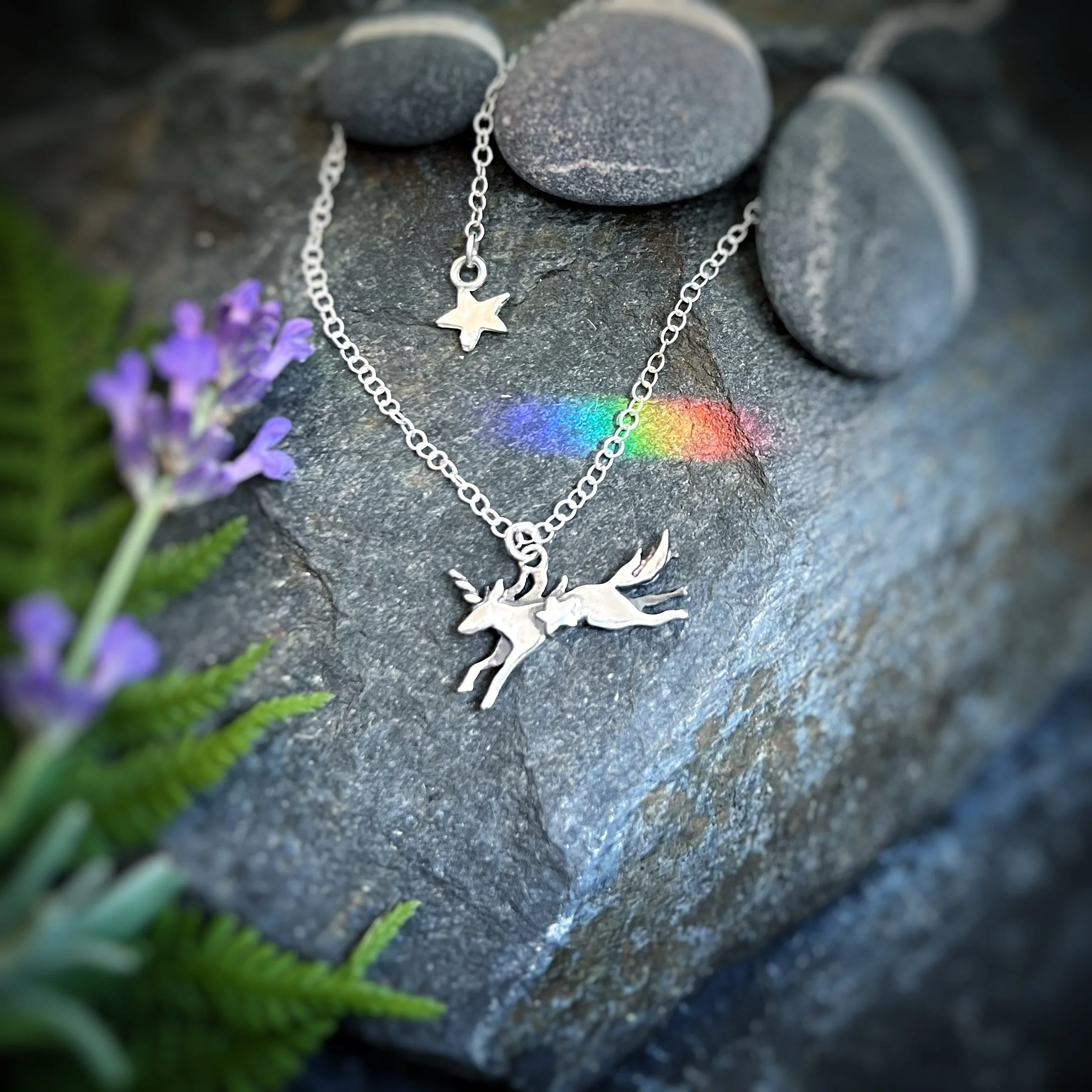 Unicorn necklace - 'Mabel'