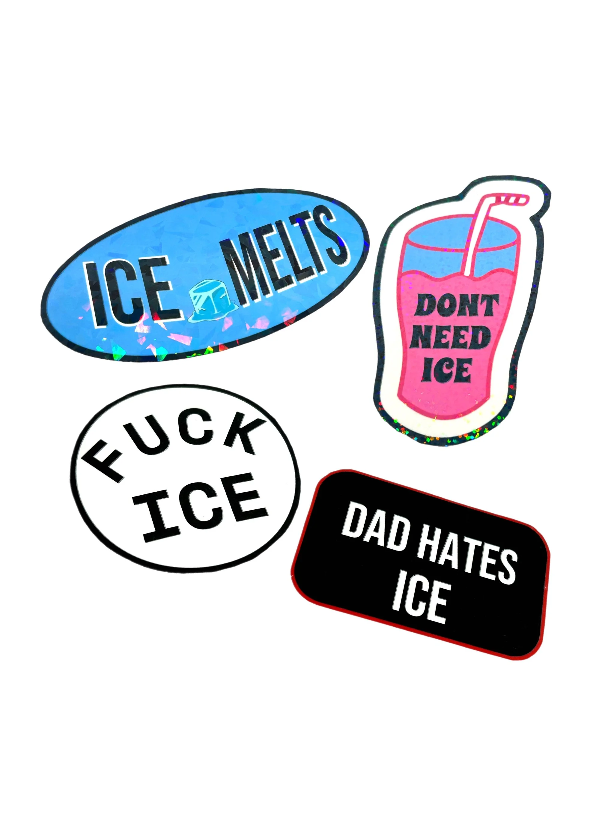 ICE OUT Sticker Pack