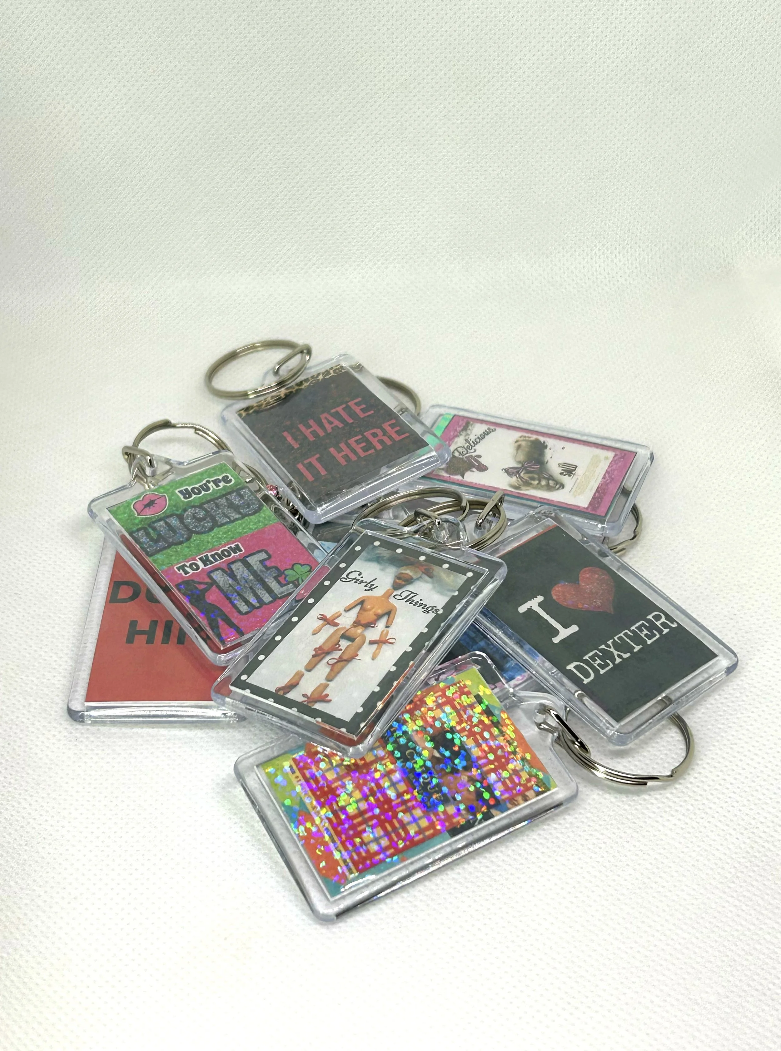 Y2K Photo Frame Keychains