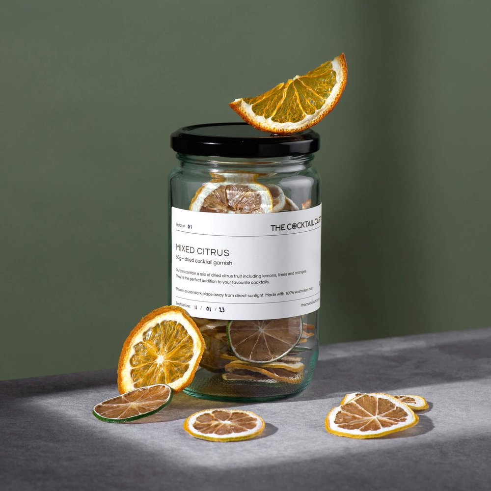 Large Cocktail Garnish Kit  Dehydrated Fruit, Dried Florals