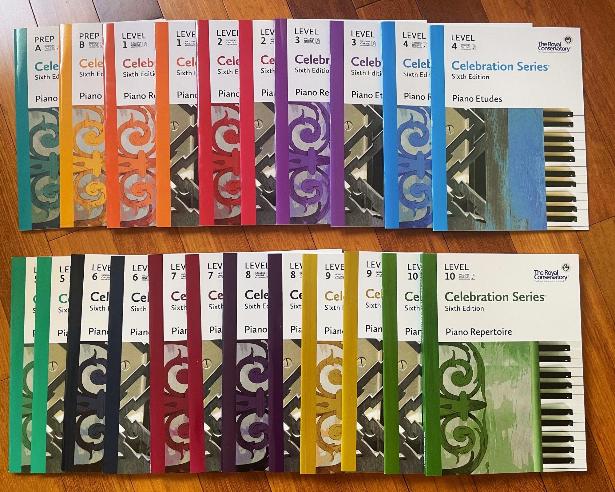 rcm books level prep A to level 10