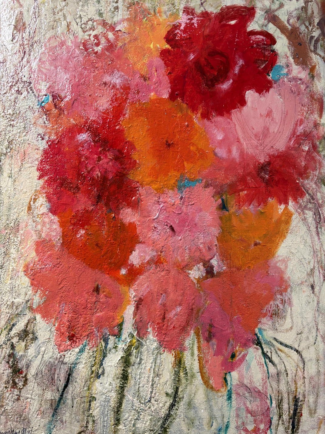 Tickled Pink and Orange_KWM_Acrylic_40x30_not framed.jpg