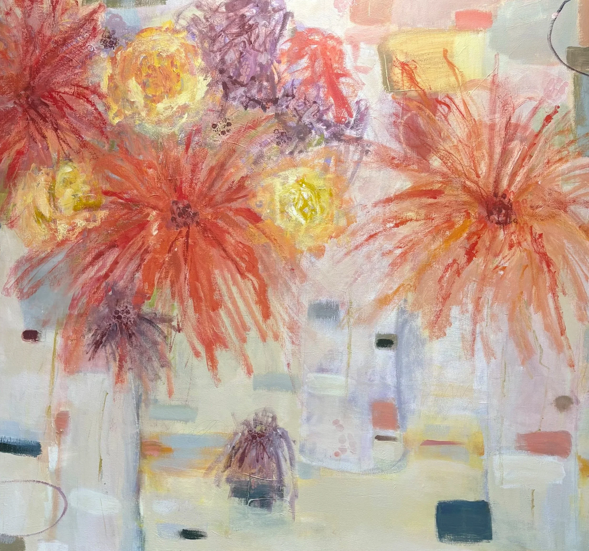 City Window Bouquet - this piece was created on Toronto Island with a lovely view of the city from the beach! My inspirations were floral and foliage and with the CN Tower in full view with the condos peeking out it was a City Window bouquet. 
