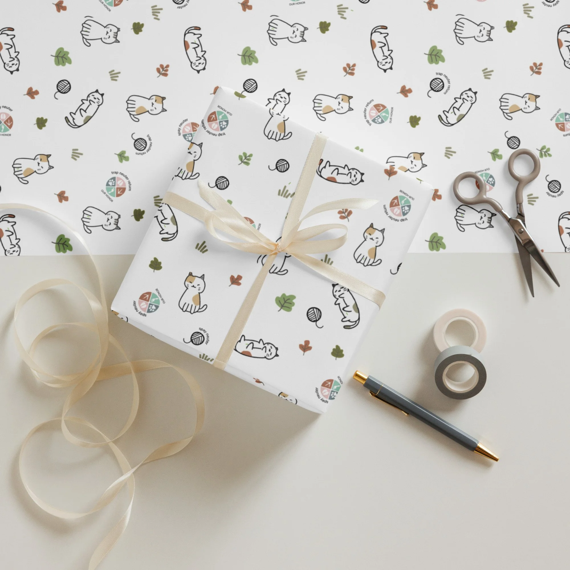 TNR Cats Wrapping paper sheets — Our Honor