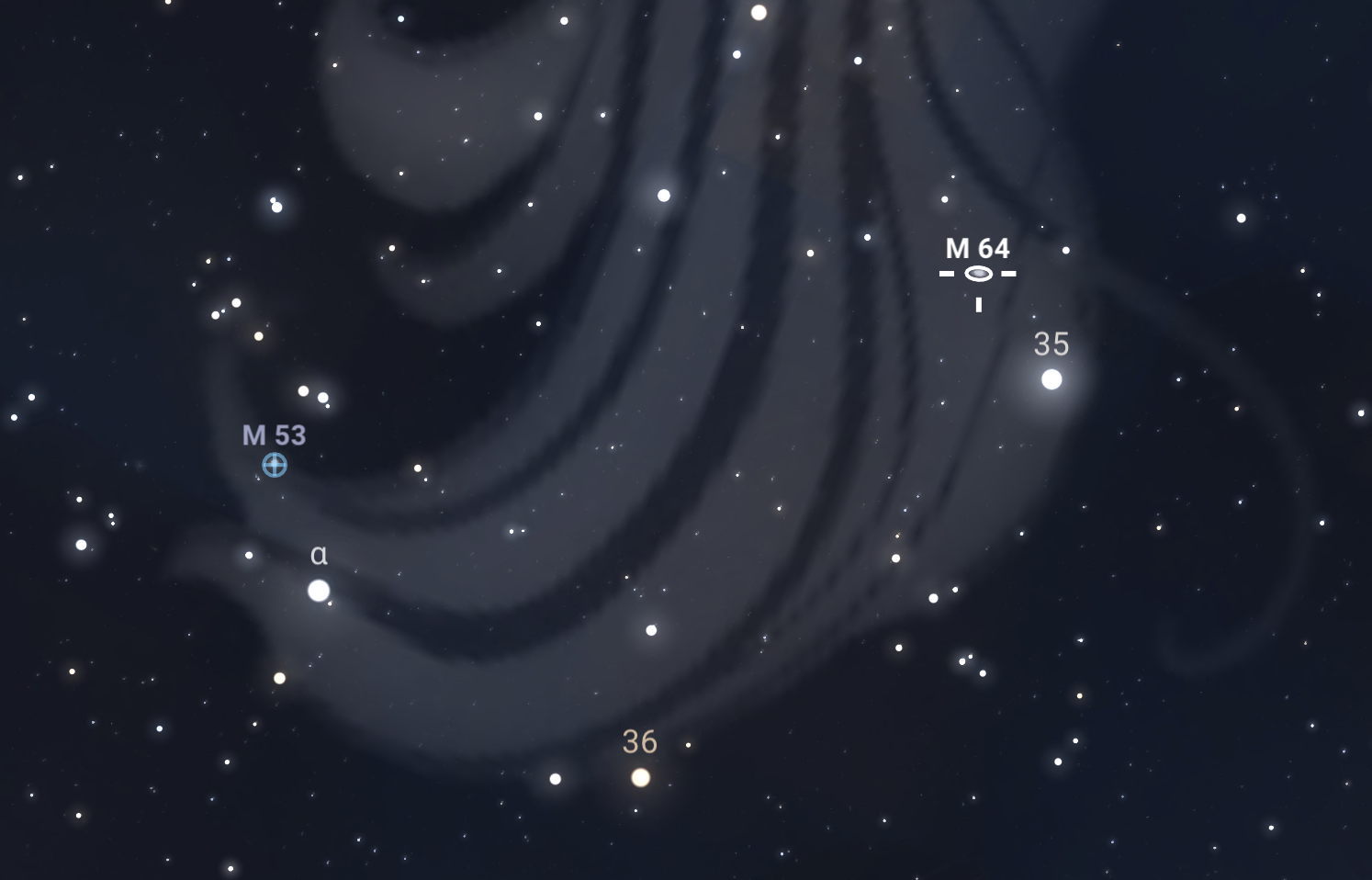 I was originally trying to get m64, but got lost and found m53