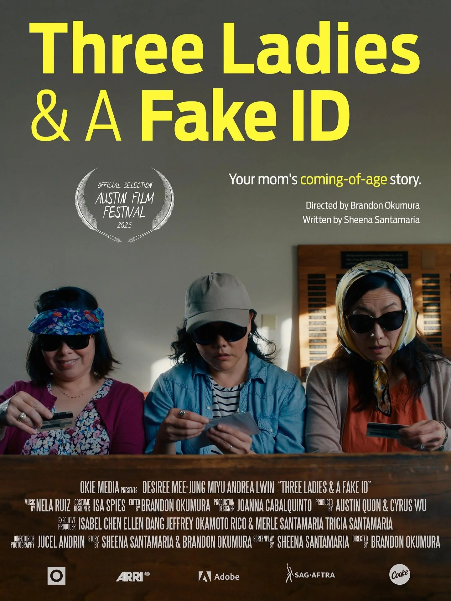 &ldquo;Your mom&rsquo;s coming-of-age story.&rdquo;

@threeladiesfilm just premiered at Austin Film Festival!  Congrats, @brandokumura.  Nothing like a film that makes me laugh and then makes me want to call my mom.

Starring @desmeejung, @miyu.creat