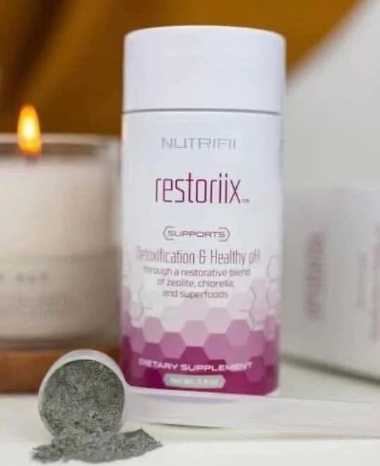 Restoriix detox charcoal and zeolite — Oasis Beauty & Wellness