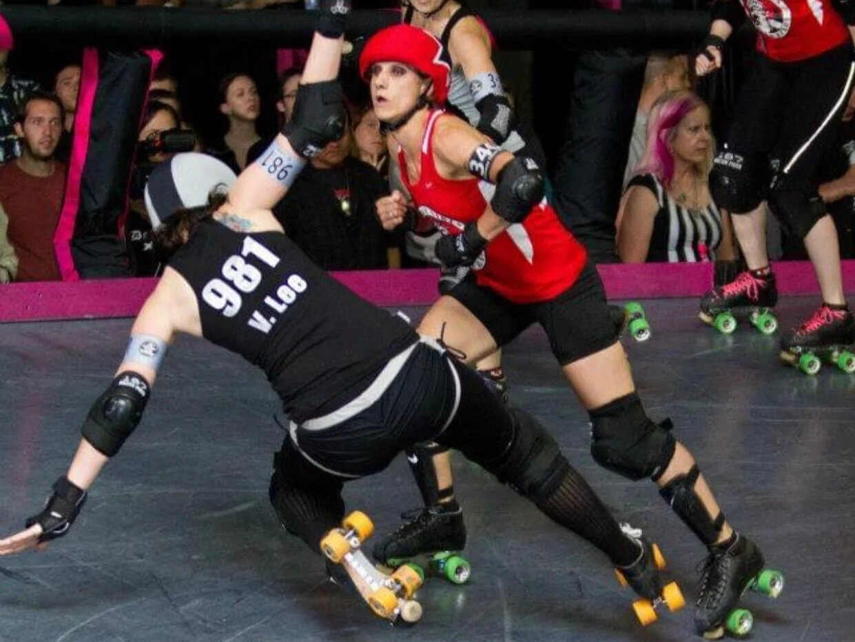 When these women get their skates on, they mean business