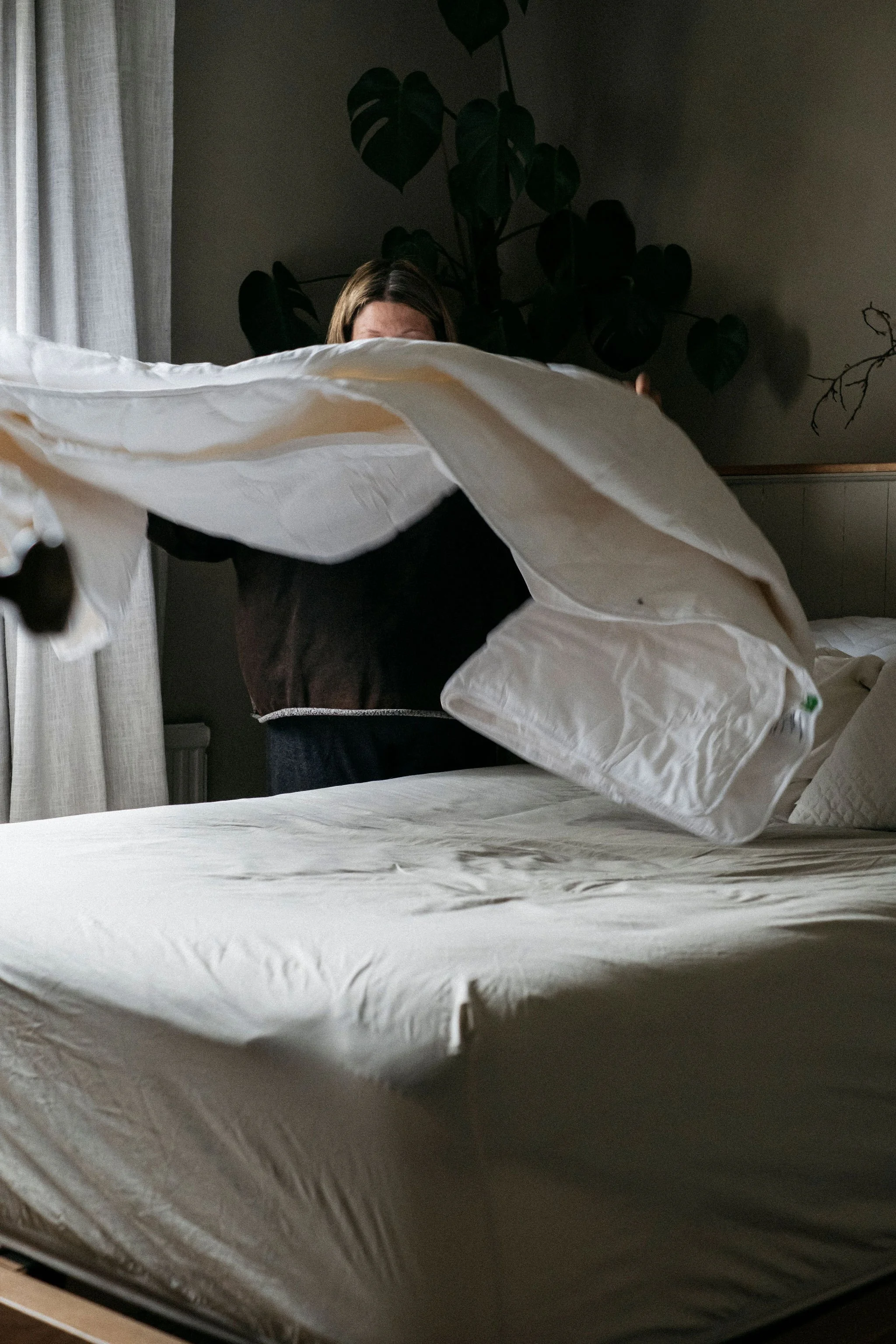 an eco friendly natural duvet that regulates temperature