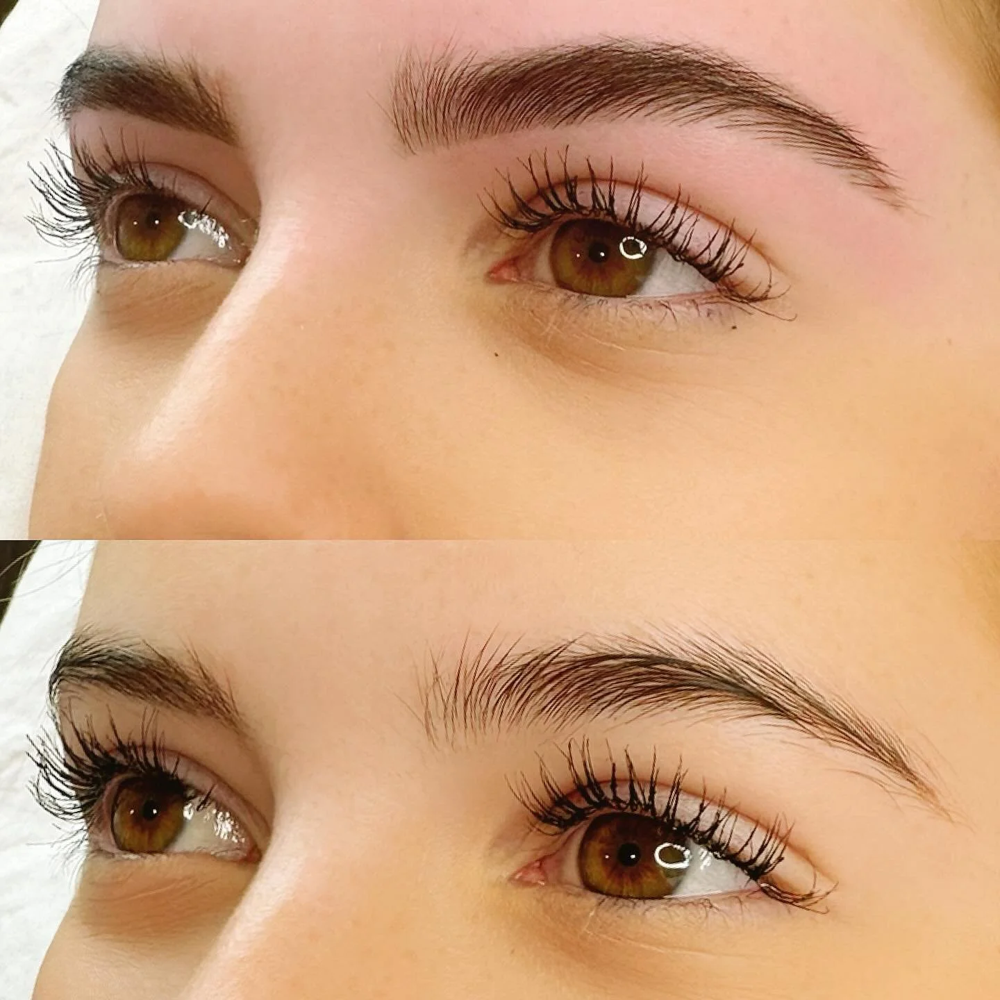 A little brow magic for @eviecamppbell 💫