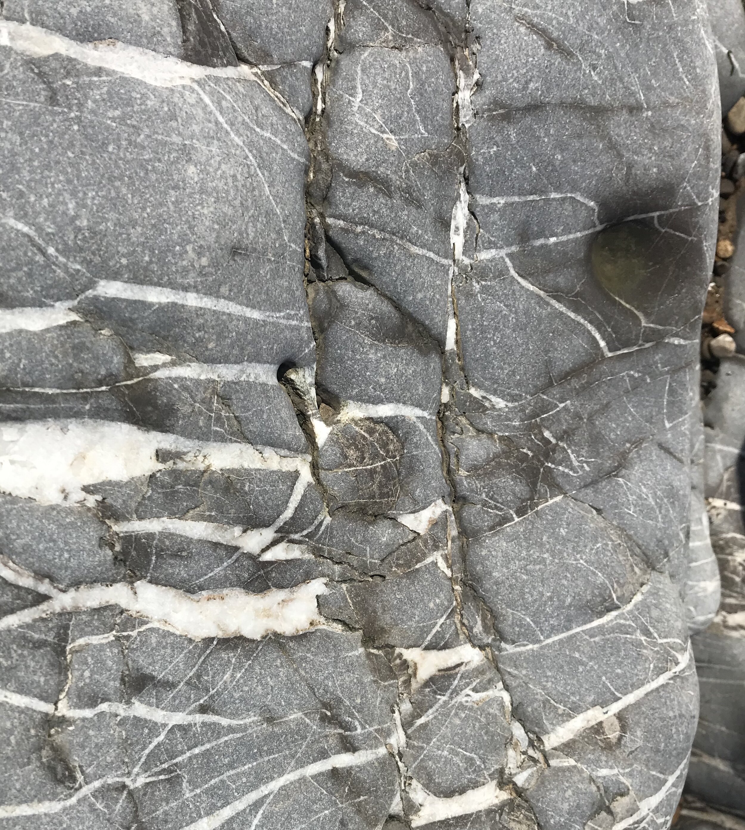 rock surface found at Ogmore
