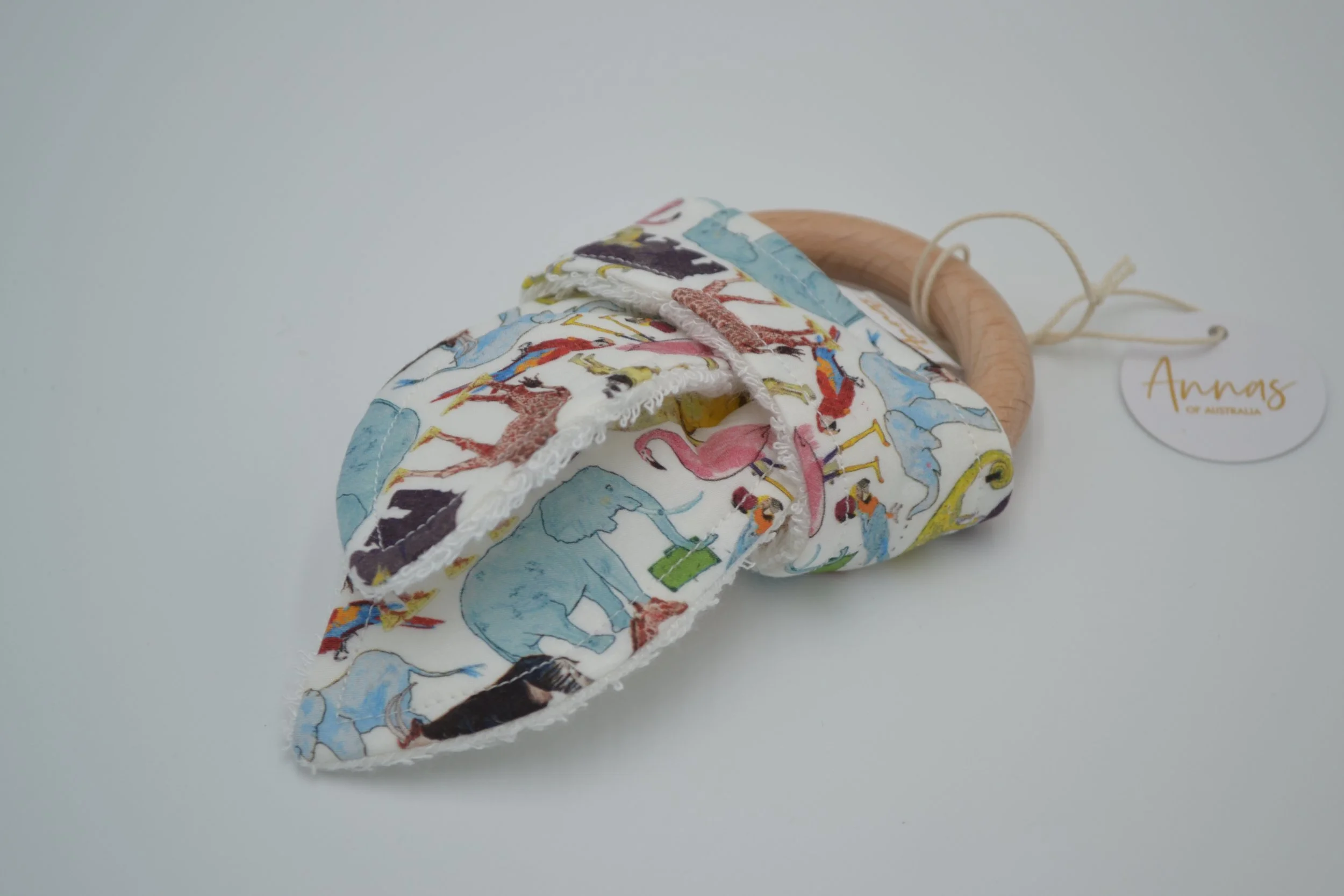 Animal Liberty print Bunny Teether.JPG