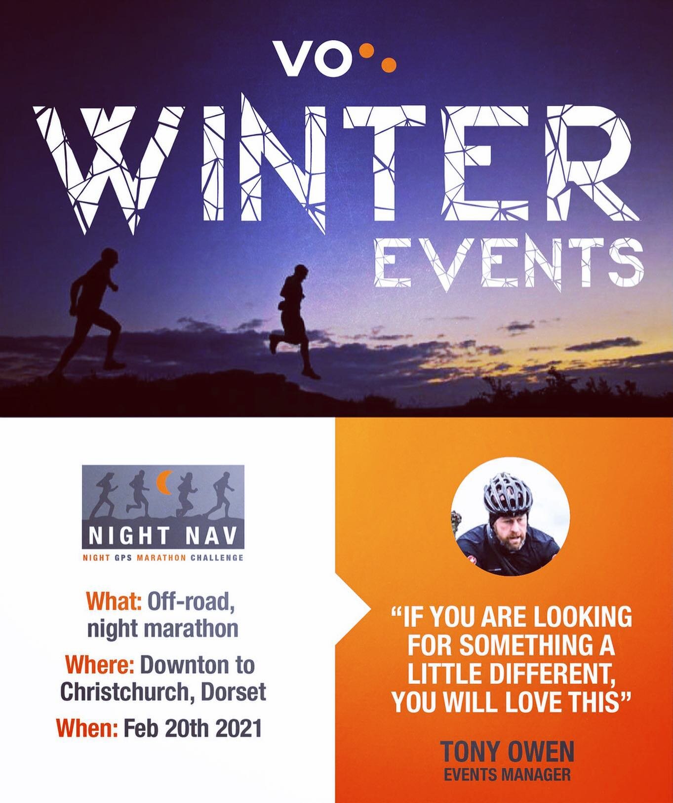 New winter marathon micro-events now available at votwo.co.uk 🏃❄️🏃🏻&zwj;♂️ 

-

#marathons #trailrunning #running #run #winterrunning #nightrunning