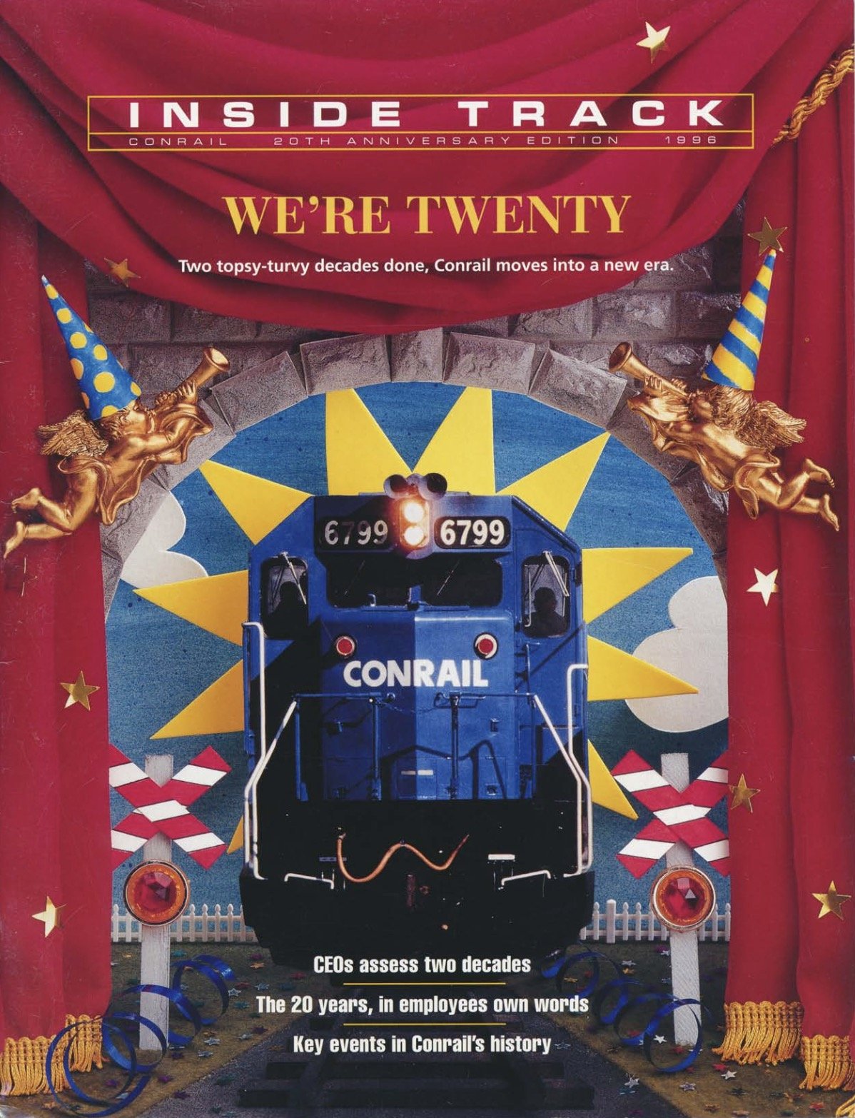 20th Anniversary Edition 1996 - A look at Conrail's CEO's, 1996 winter storm, and more.