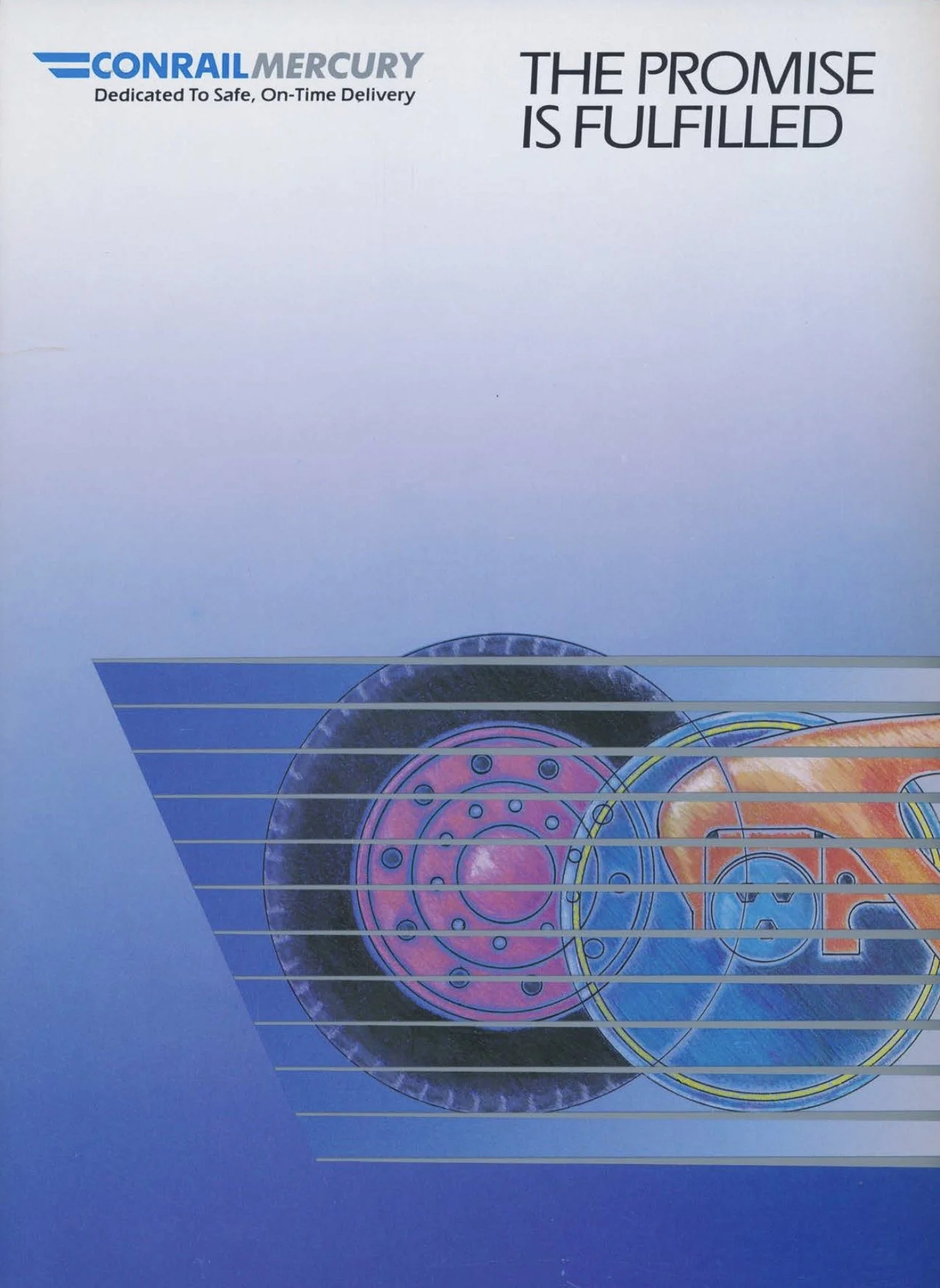 Conrail Mercury was a premium intermodal service that offered dedicated new 102-inch wide trailers and an impressive guarantee of on-time delivery.