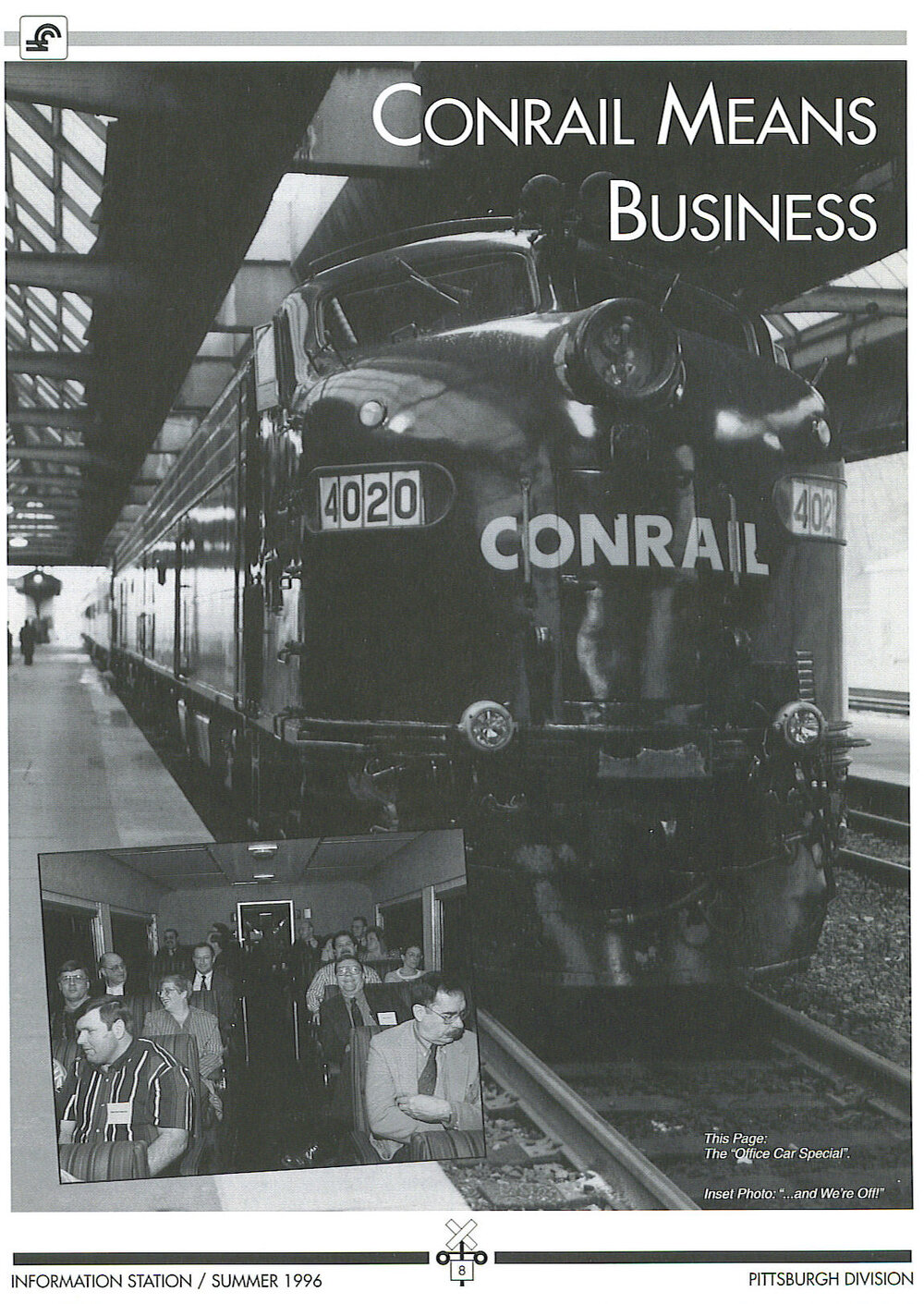 Conrail 4020 OCS Train 3/20/96