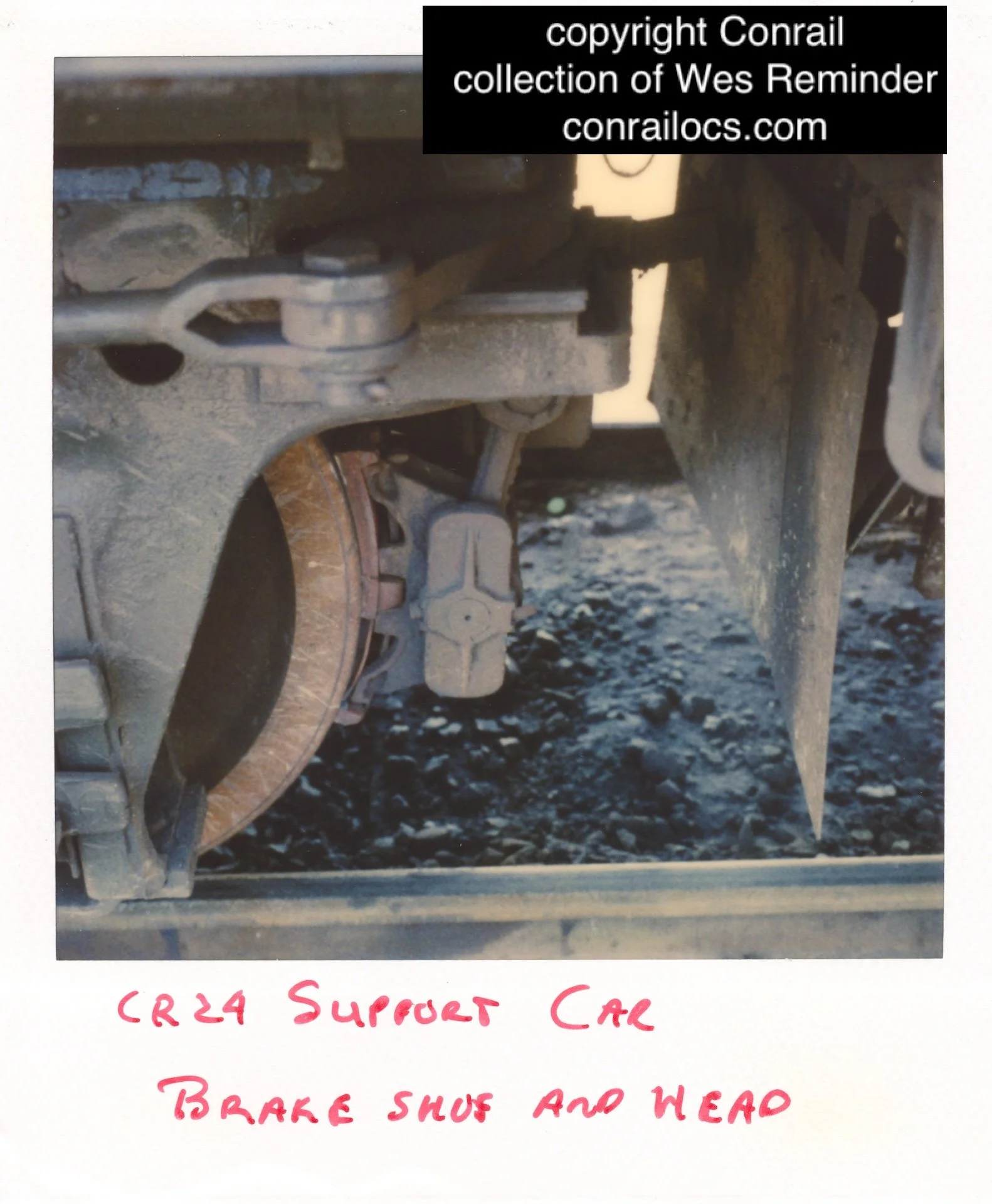 Conrail 24 with Brake Shoes severely Worn Down