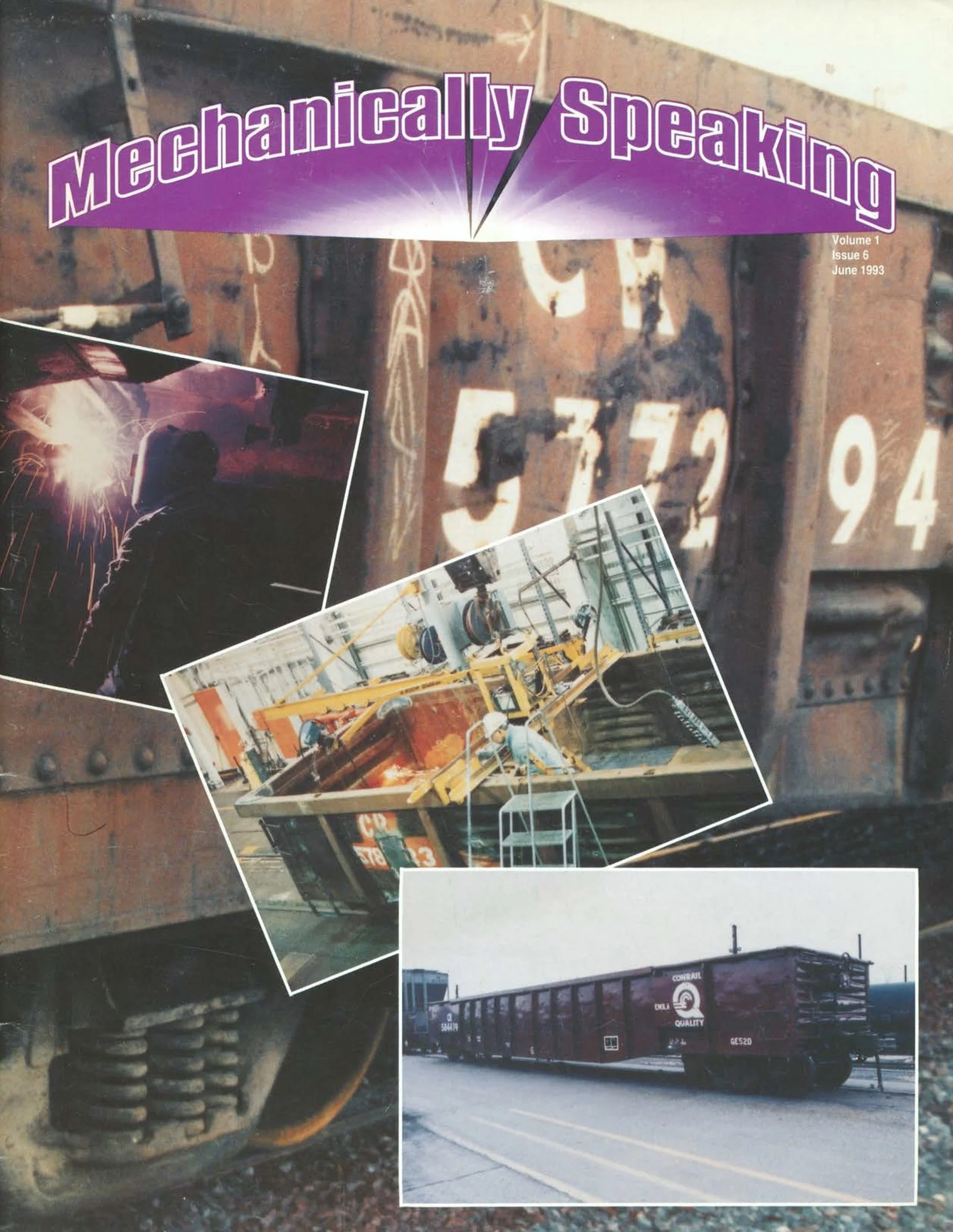 Volume 1 Issue 6, June 1993 - Safety from around the system, Enola Gondola project, Hollidaysburg Car Shop update, and more. 
