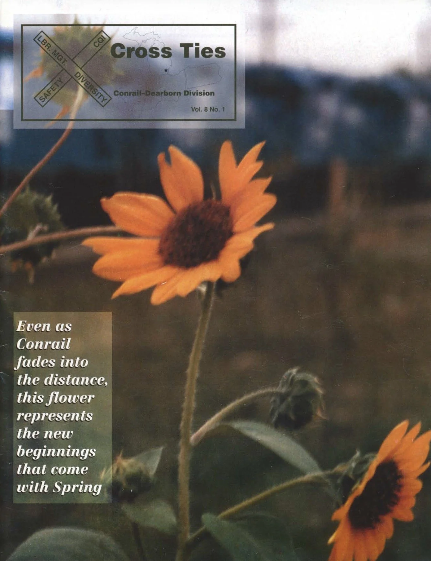 Volume 8, No. 2, First Quarter 1999 - Final months on Conrail, Down by the Depot, NS/CSX service routes, and more. 