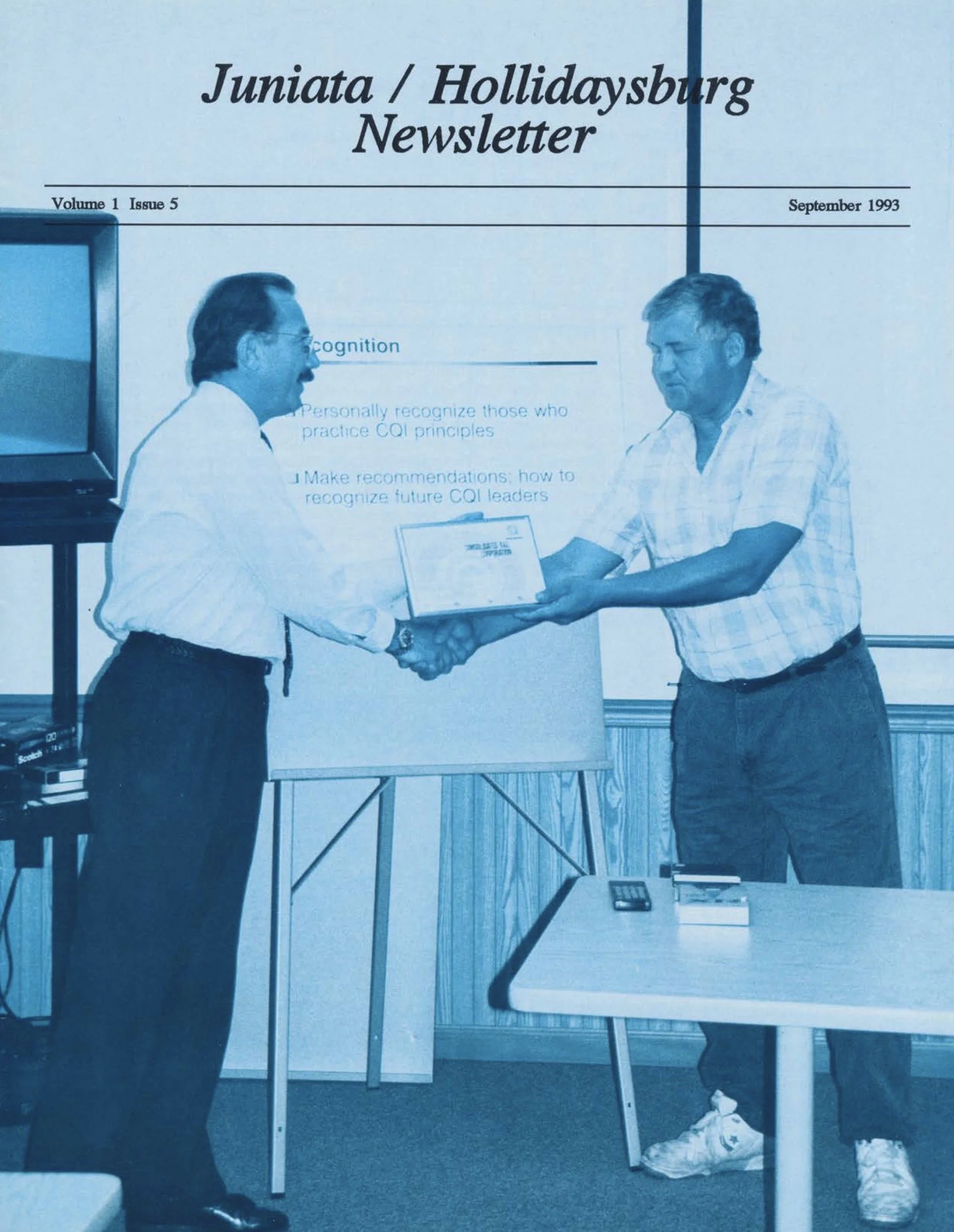 Volume 1 Issue 5, September 1993 - Senior Vice President David Levan visits JLS, paint shop construction, and more. 