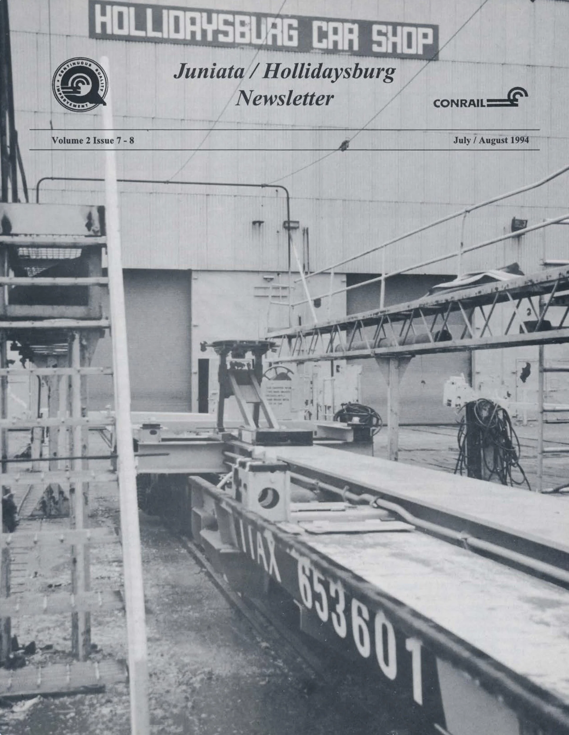 Volume 2 Issue 7-8, July/August 1994 - Hollidaysburg Wheel Shop, TTAX paint job, 1994 corporate conference, and more. 