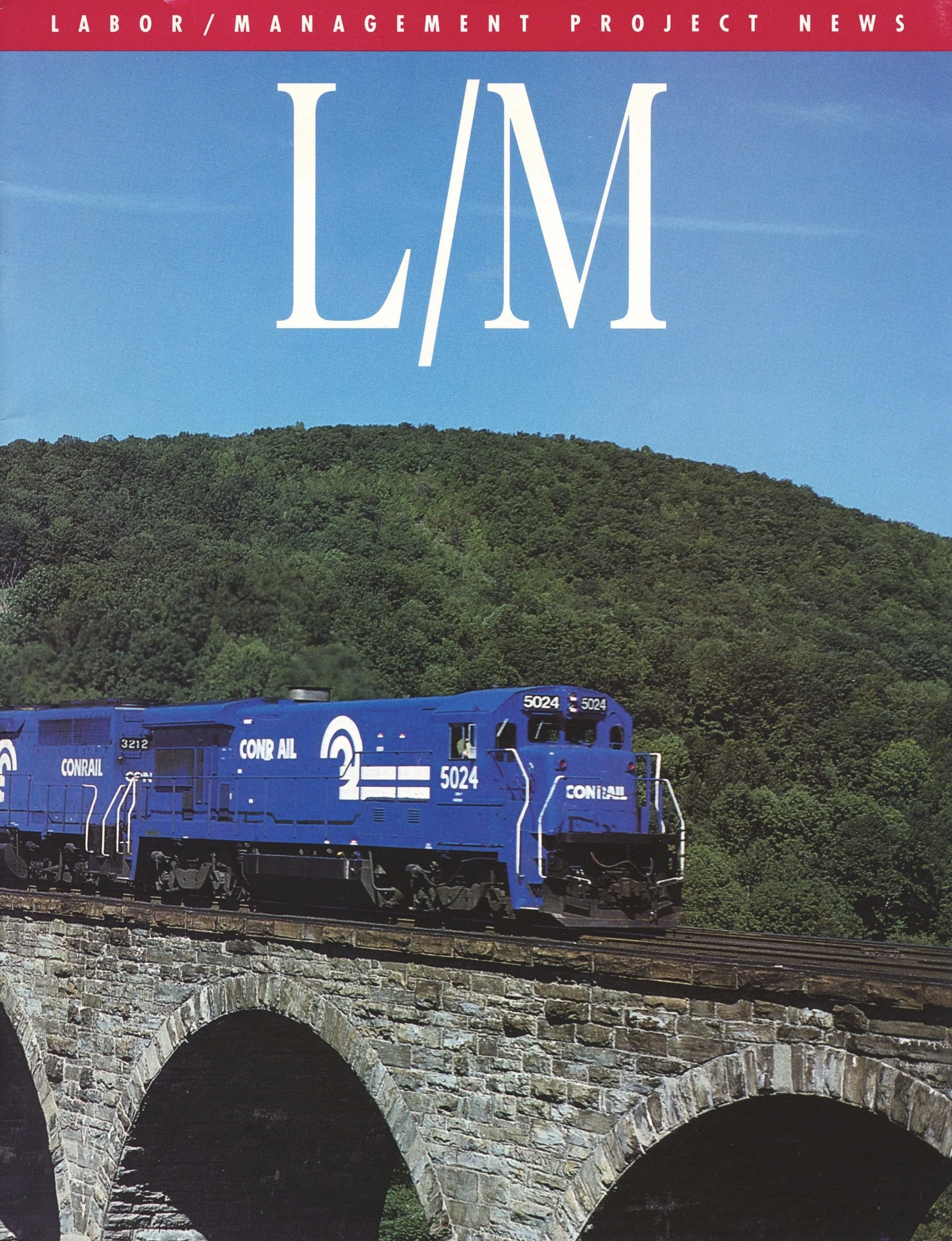 Labor Management news from each of Conrail's divisions, including articles about the Ohio crossbuck program and National Customer Service Center (NCSC).