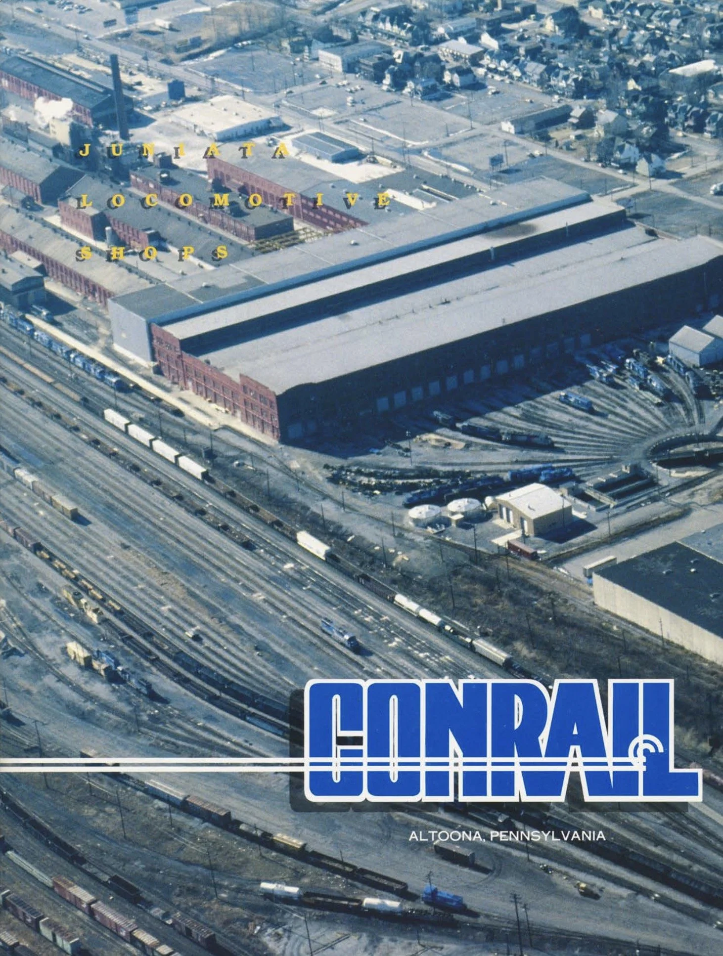 A beautiful brochure showcasing the Juniata Locomotive Shops’ expertise in remanufacturing. 