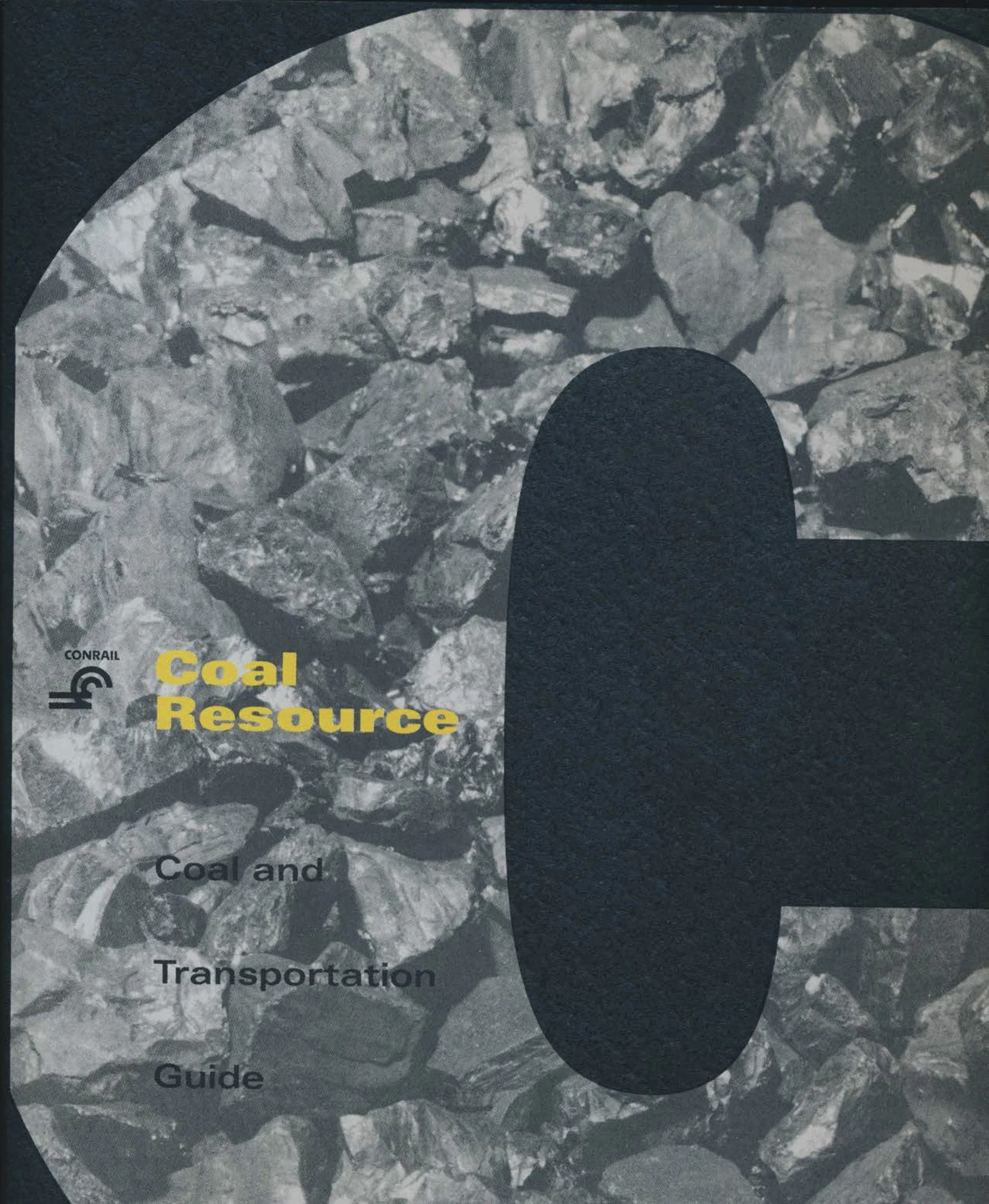 1990s Coal Resource Guide. This binder provides a directory of the bituminous and anthracite coal mines on the Conrail system. The Sales and Marketing teams provided a copy of the Conrail system map inside the binder. 