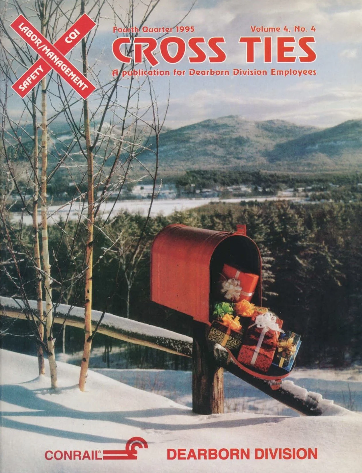 Volume 4, No. 4, Fourth Quarter 1995 - Conrail / Greenfield Village displays, Block Operators, and more. 