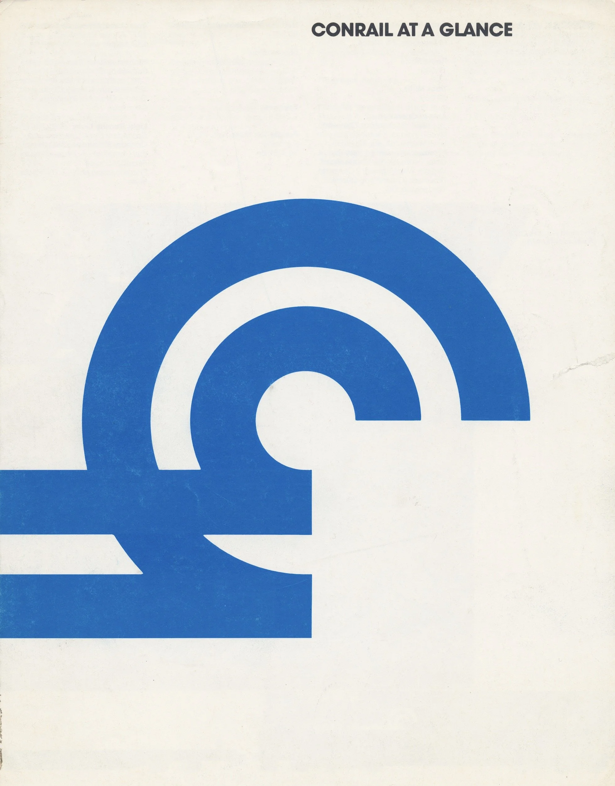 A simple brochure from March 1977 offers some interesting facts about the early days of Conrail, including the number of track miles, locomotives, freight cars, and cabooses. 