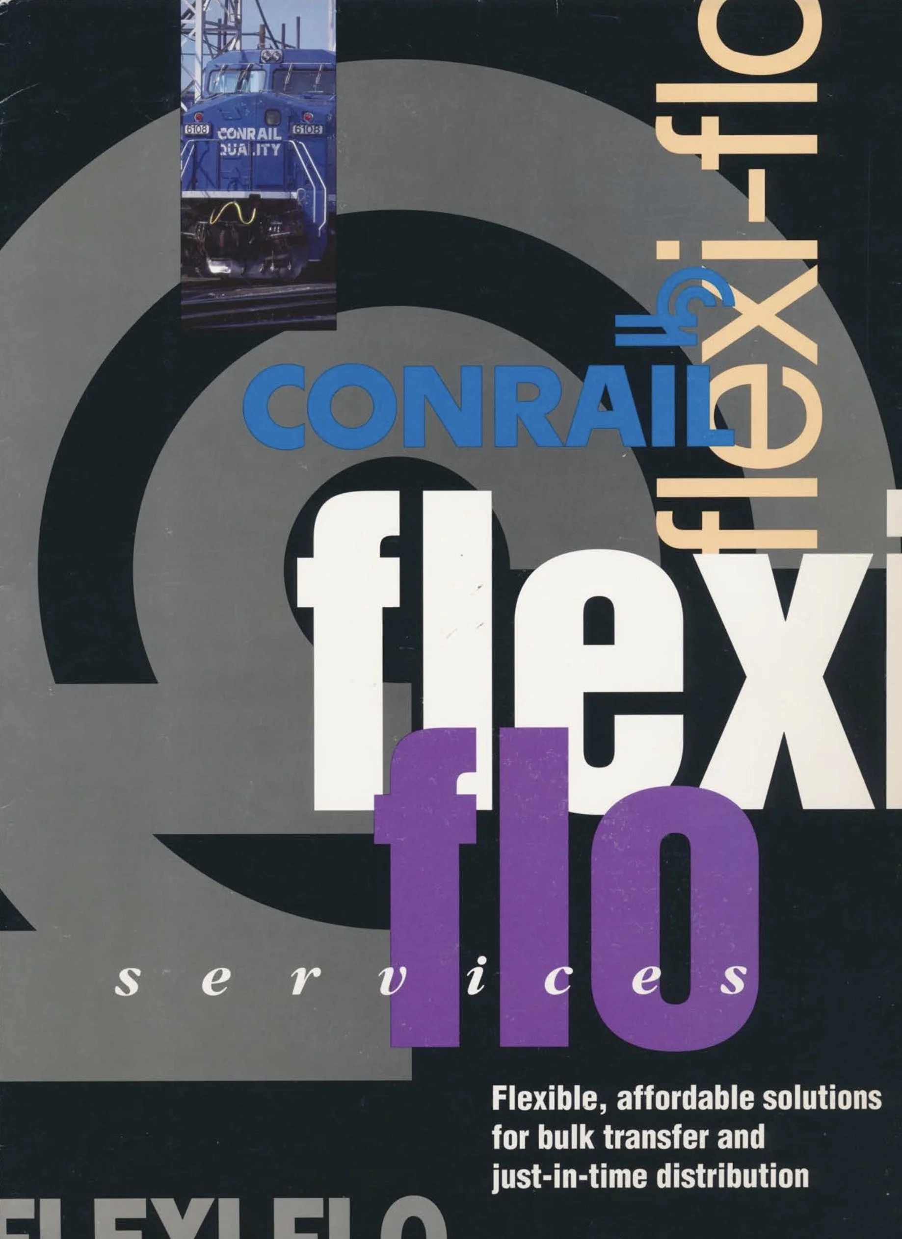Conrail Flexi-Flo Brochure. A later version of the Flex-Flo service. 