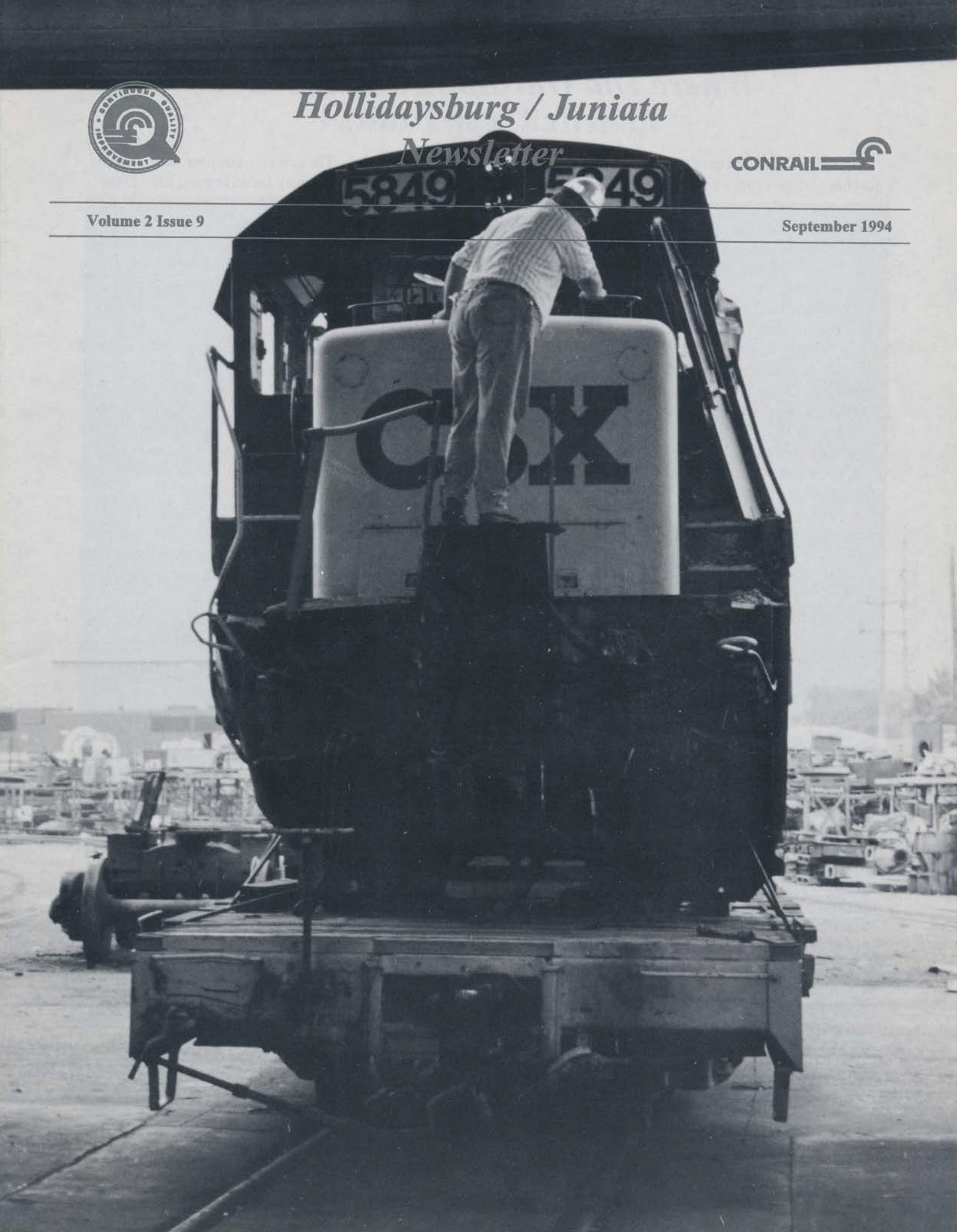 Volume 2 Issue 9, September 1994 - Inner-departmental communication, and more. 