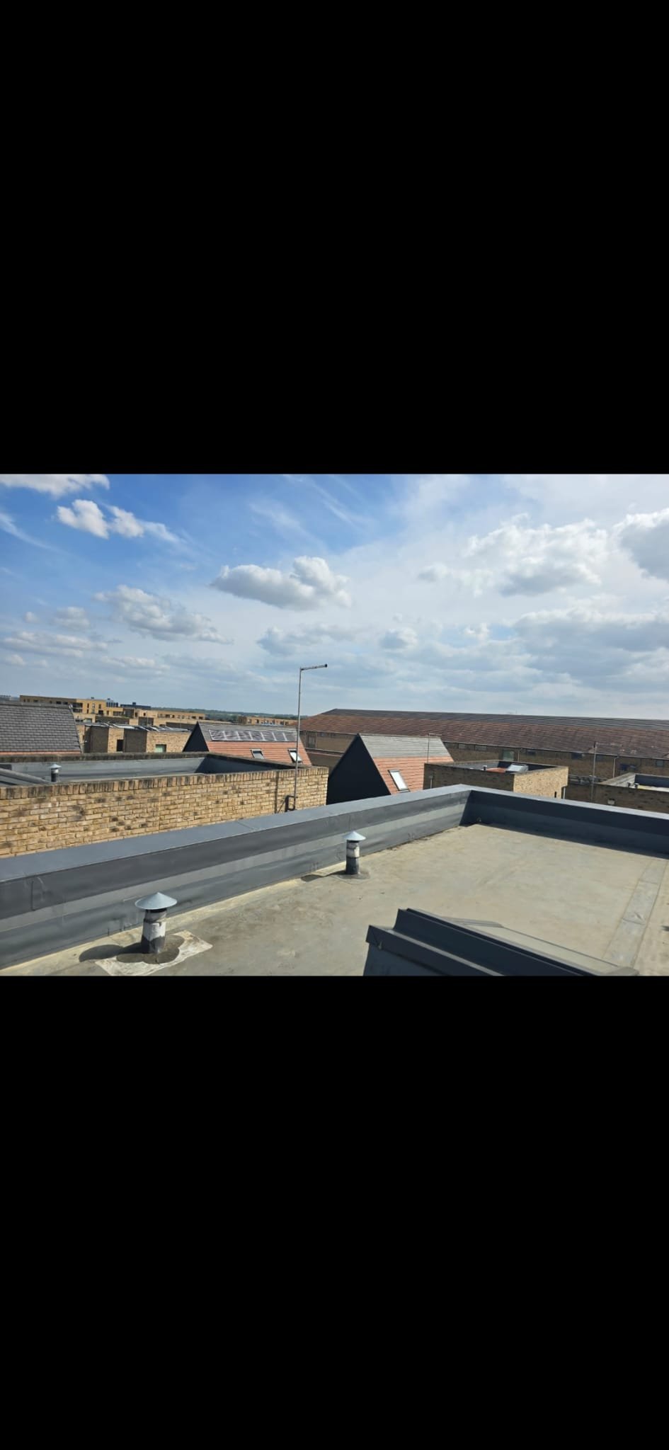 Repairs carried out to flat roof in Royal Way Trumington