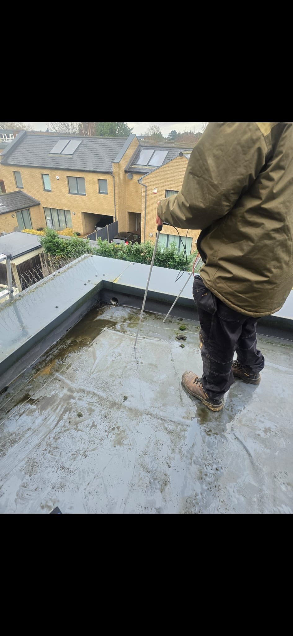 Buckleys flat roof wet leak detection