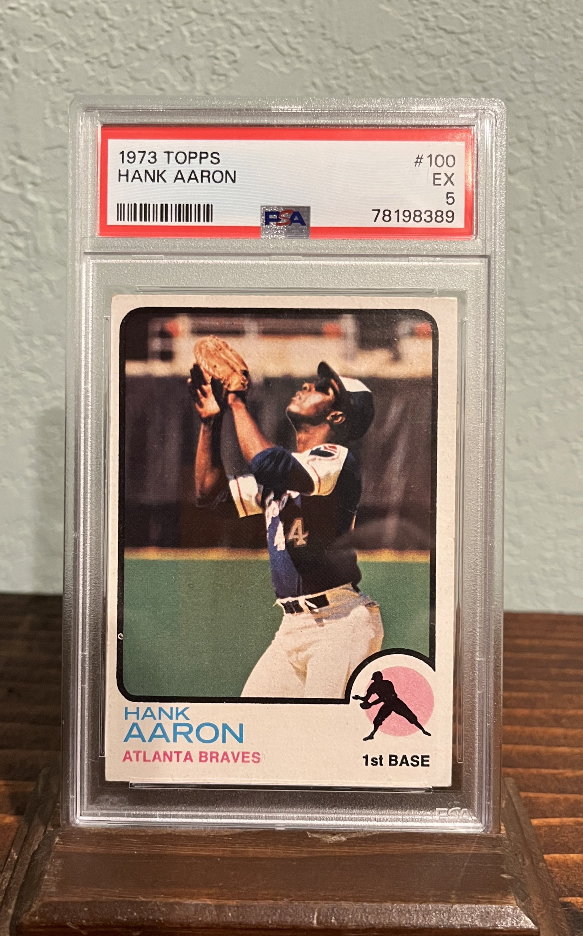 SOLD - 1973 Hank Aaron #100