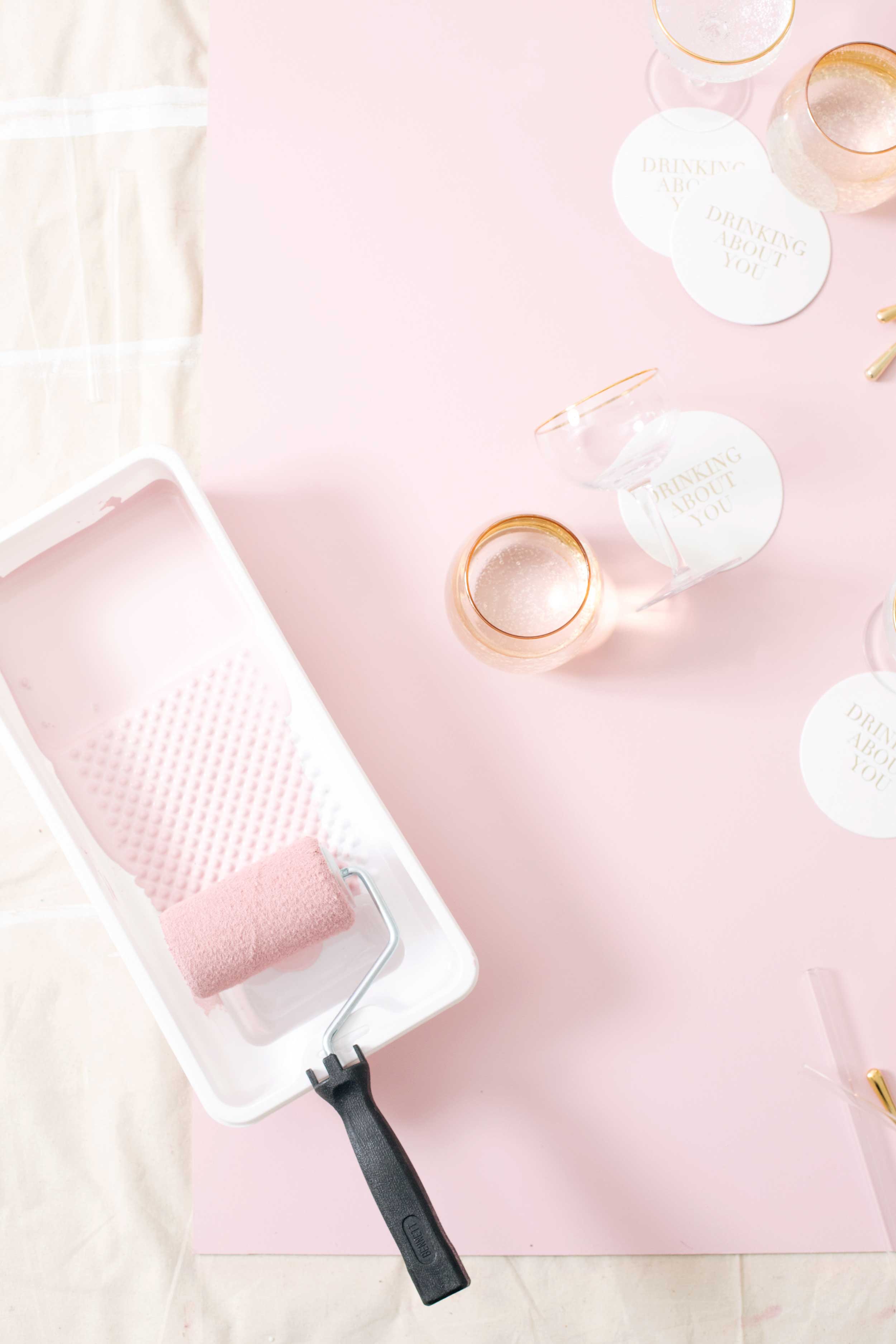 DIY Coloured Backdrop