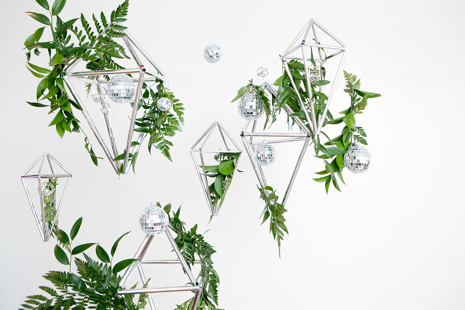 DIY Silver Geometric Shapes