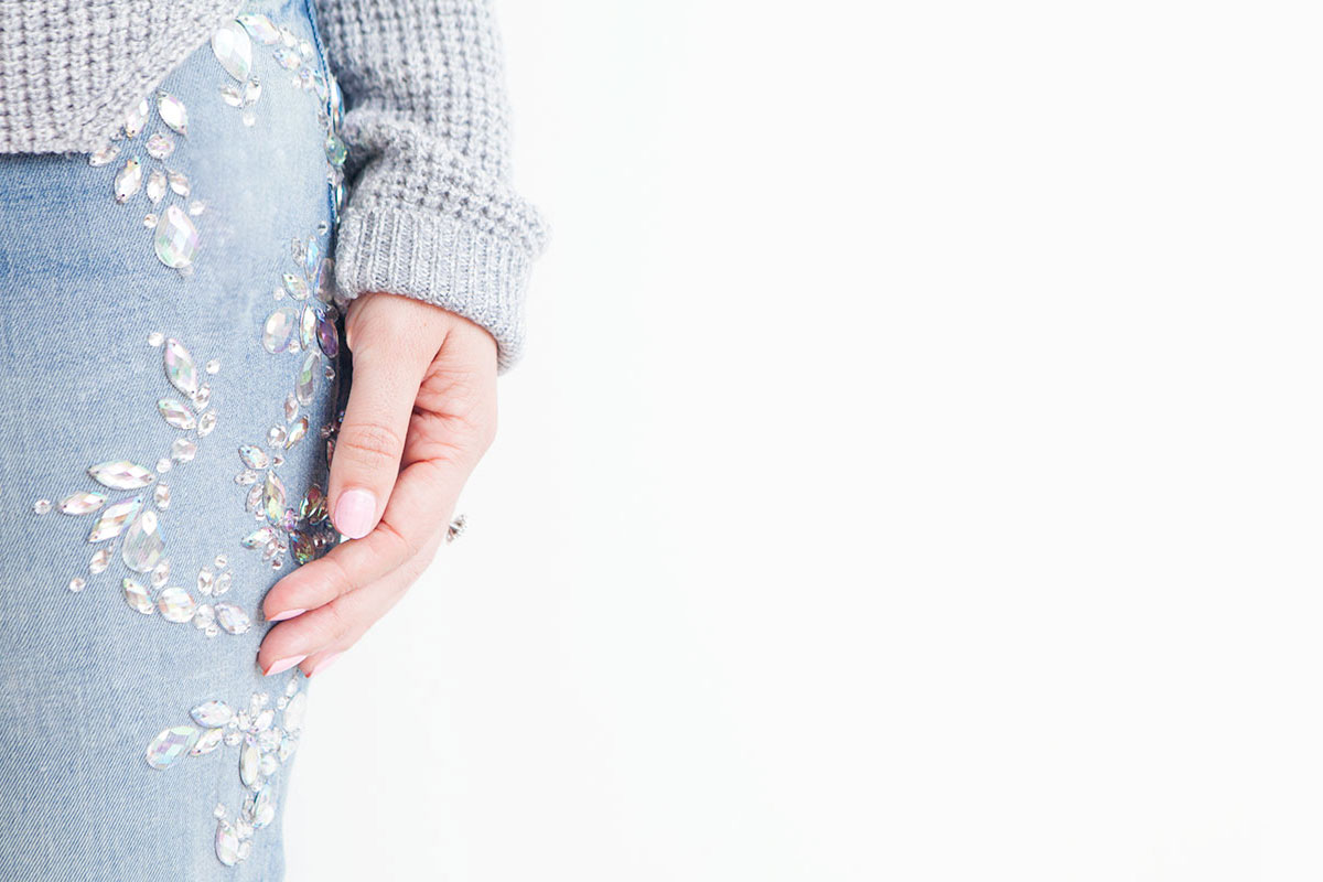 Pastel Craft Club // Embellished Denim with Breeyn McCarney